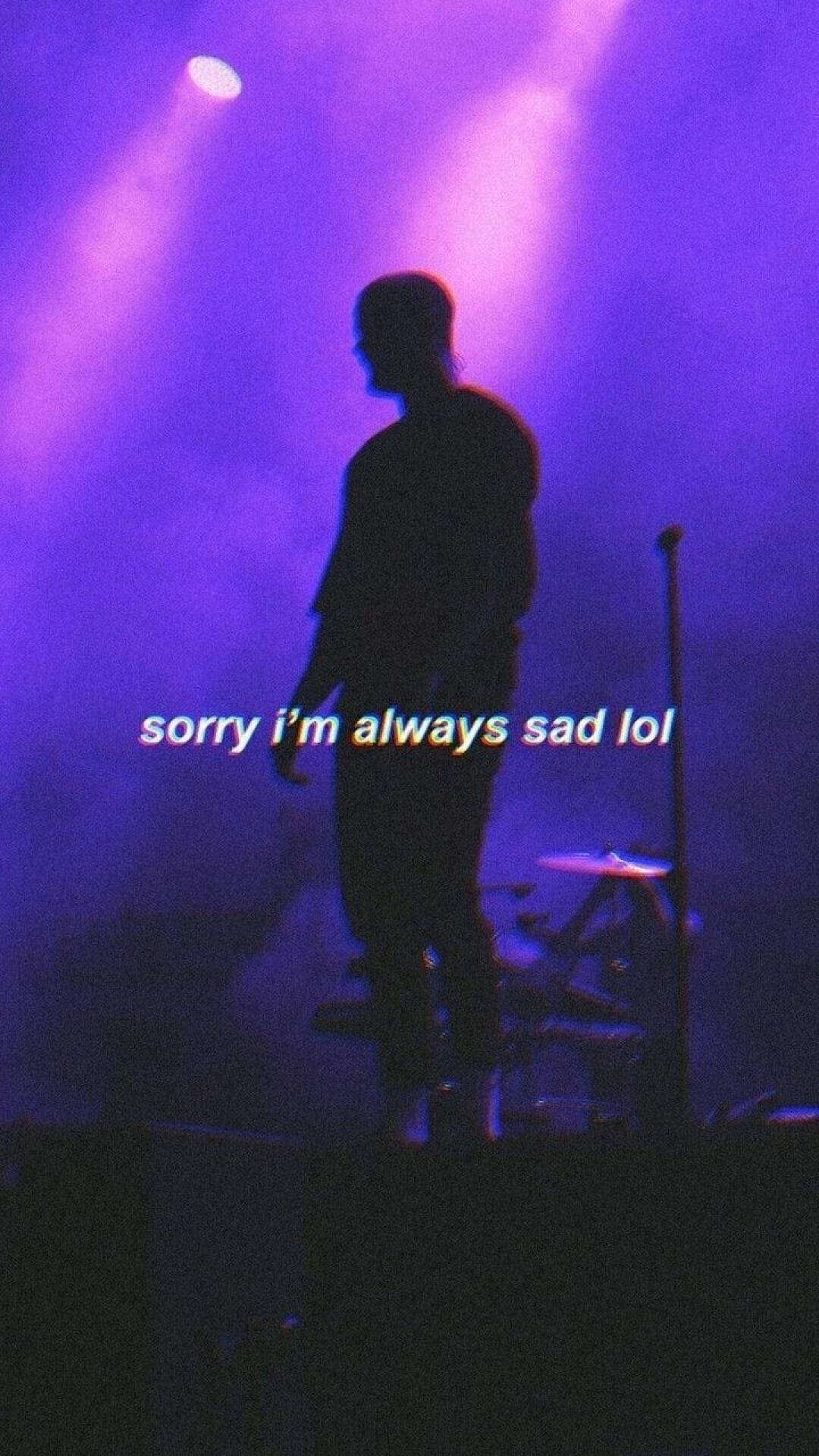 purple lights, silhouetted musician, drum set, Full HD Phone Wallpaper