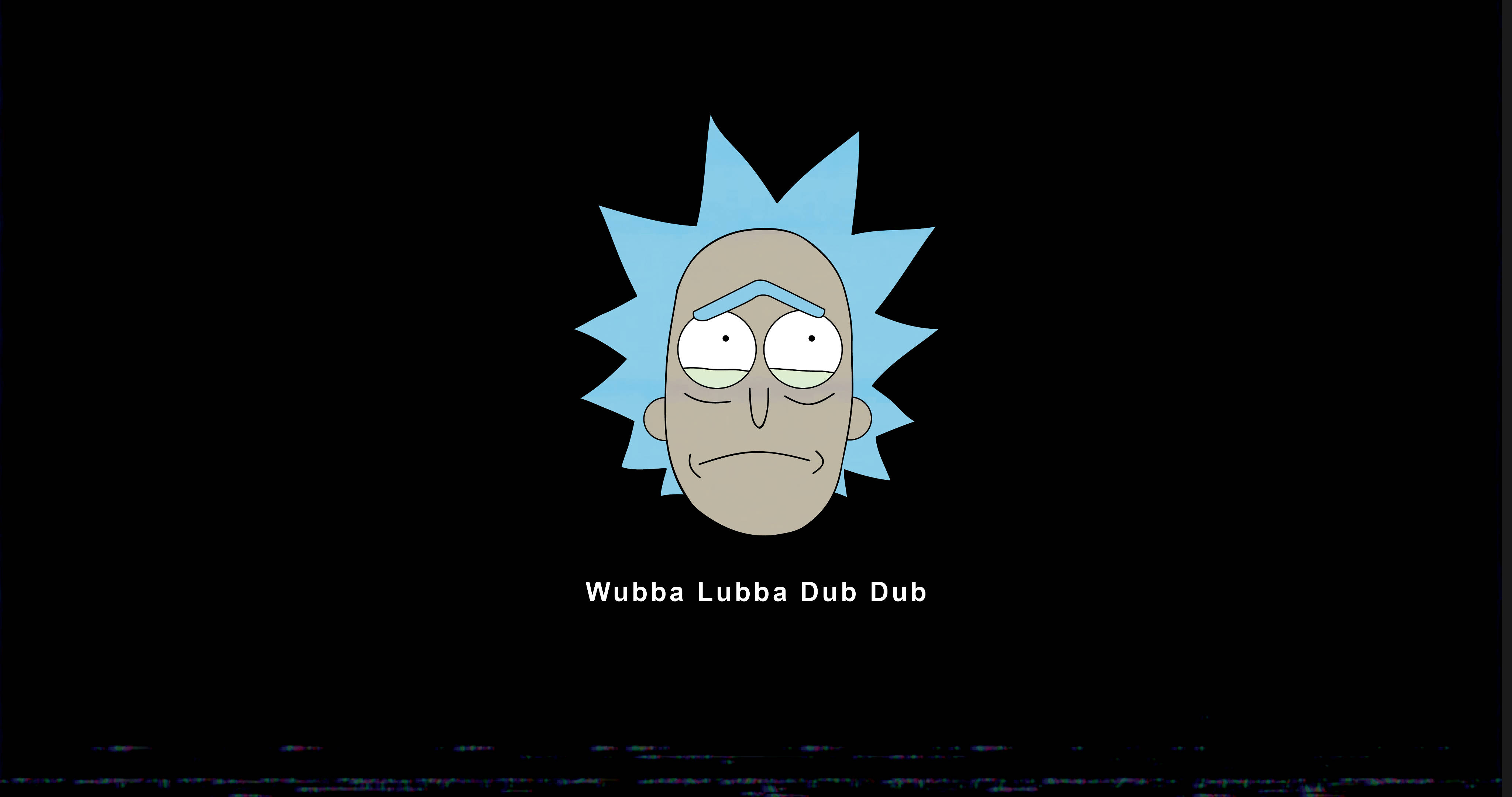 Sad Aesthetic Rick Sanchez Crying Face, 4K Desktop Wallpaper