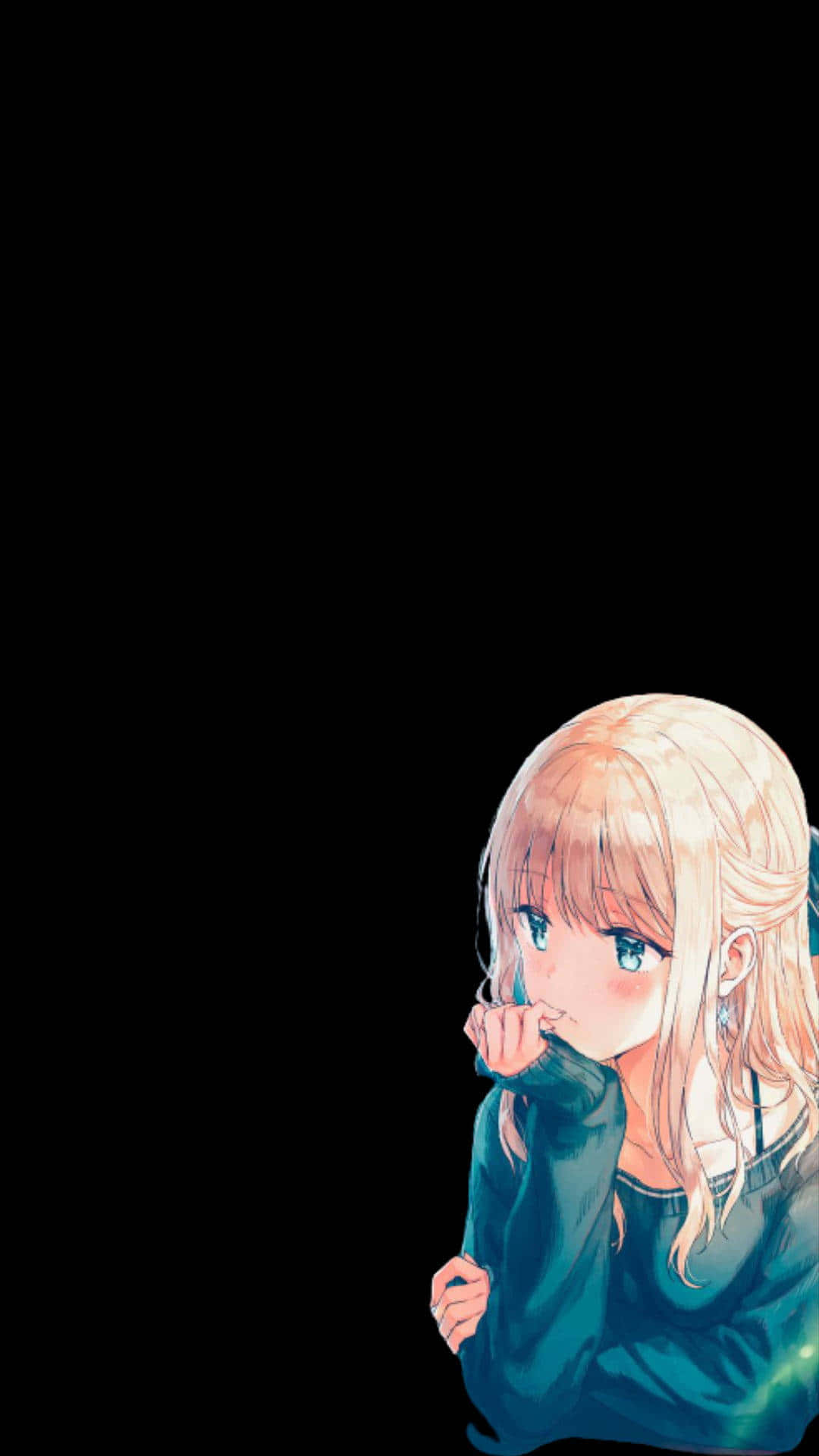 Sad anime death, anime girl, blonde hair, Full HD Phone Wallpaper