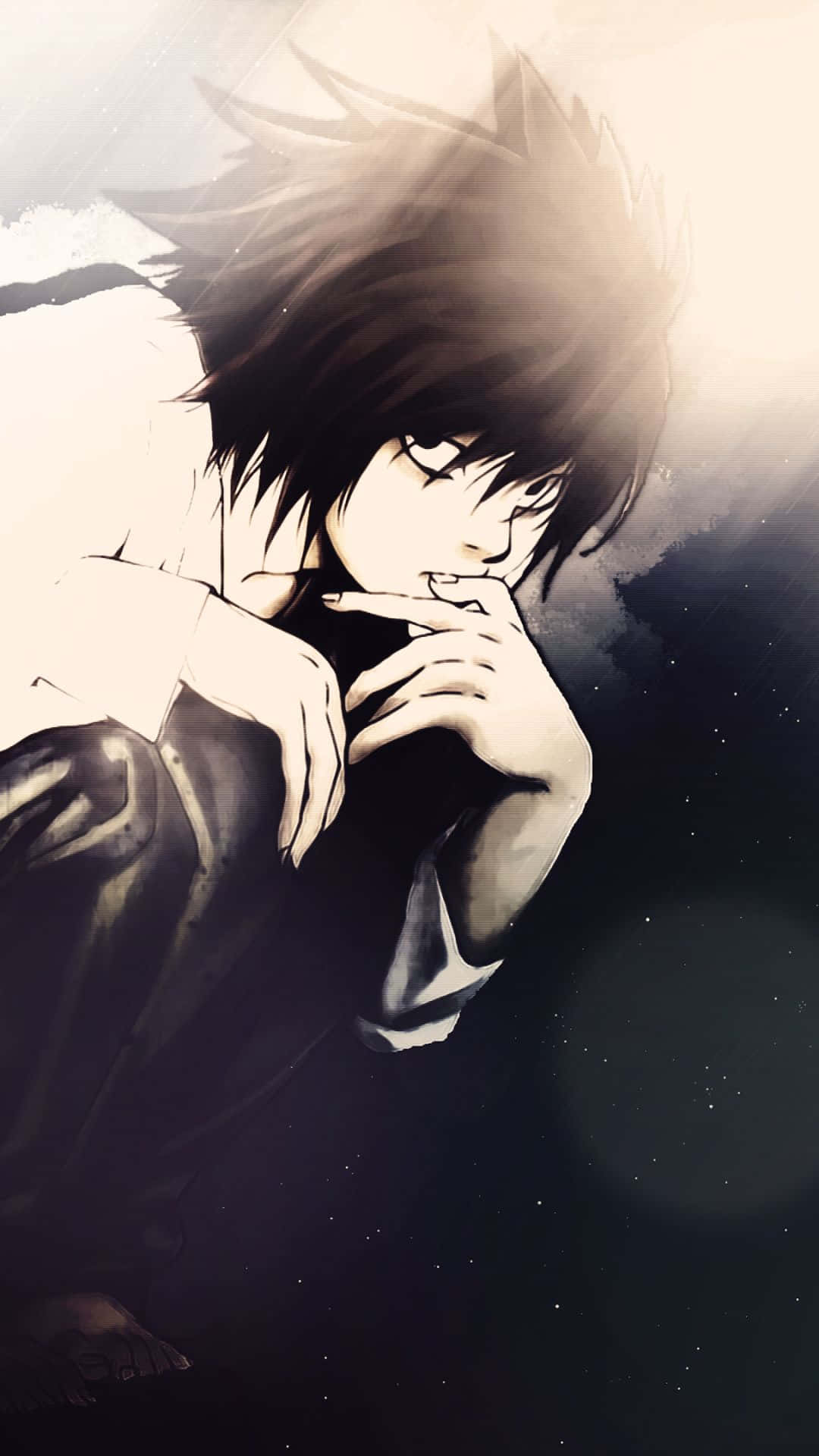Sad Anime Death, anime boy, spiky hair, Full HD Phone Wallpaper
