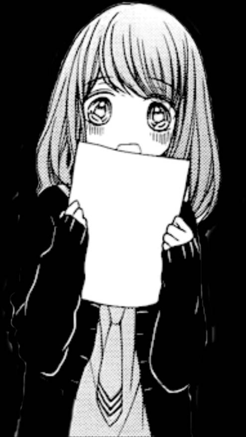 shocked and sad anime girl, manga-style, wide eyes, SD Phone Wallpaper