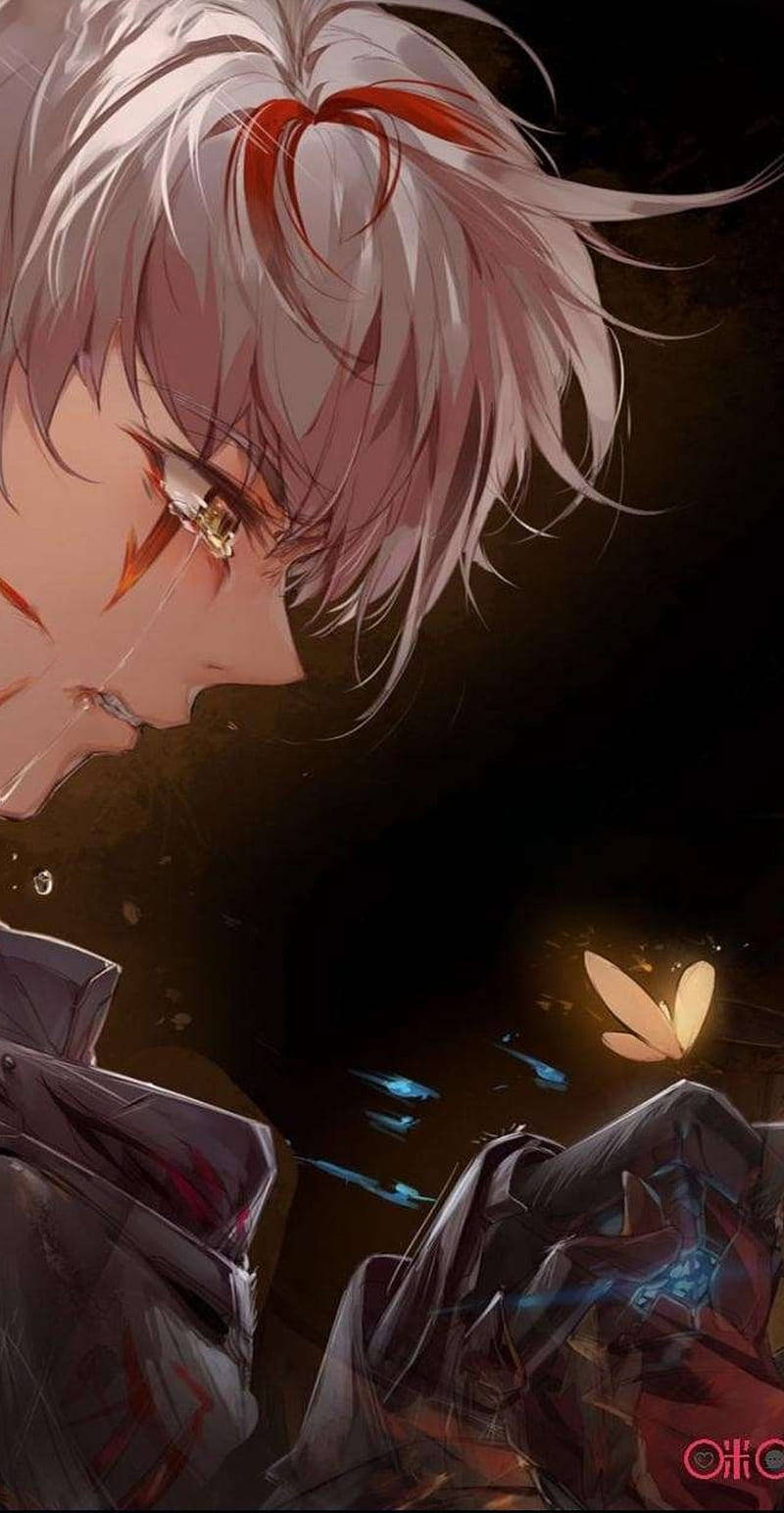 white hair, sword, silver hair, HD Phone Wallpaper
