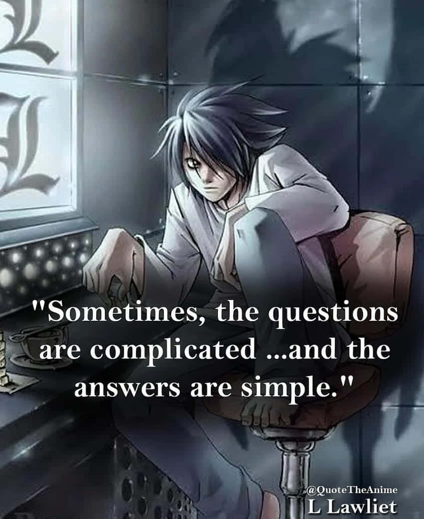 a man sitting at a table with a quote, SD Phone Wallpaper