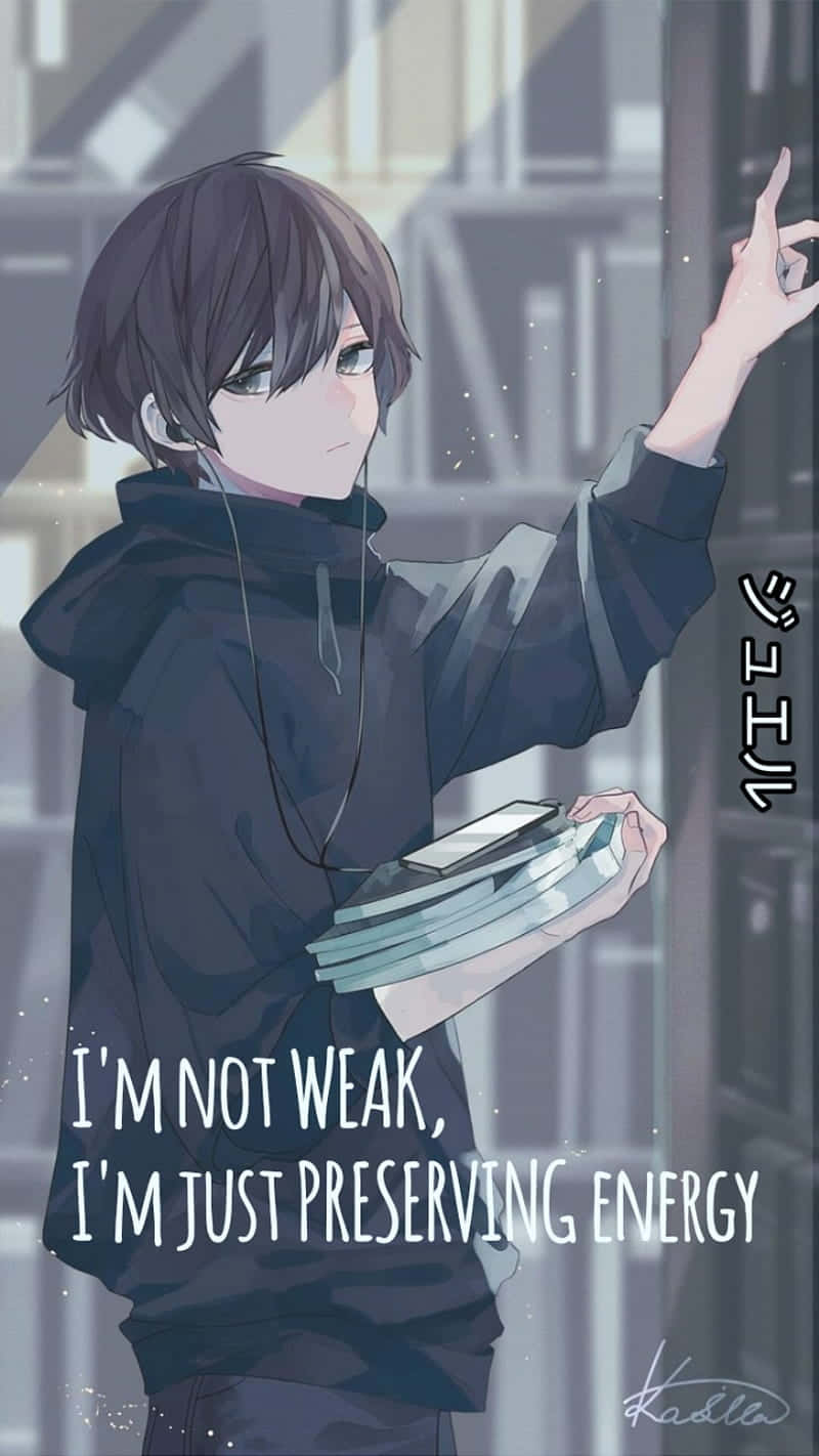 i'm not weak, i'm just preserving energy, HD Phone Wallpaper