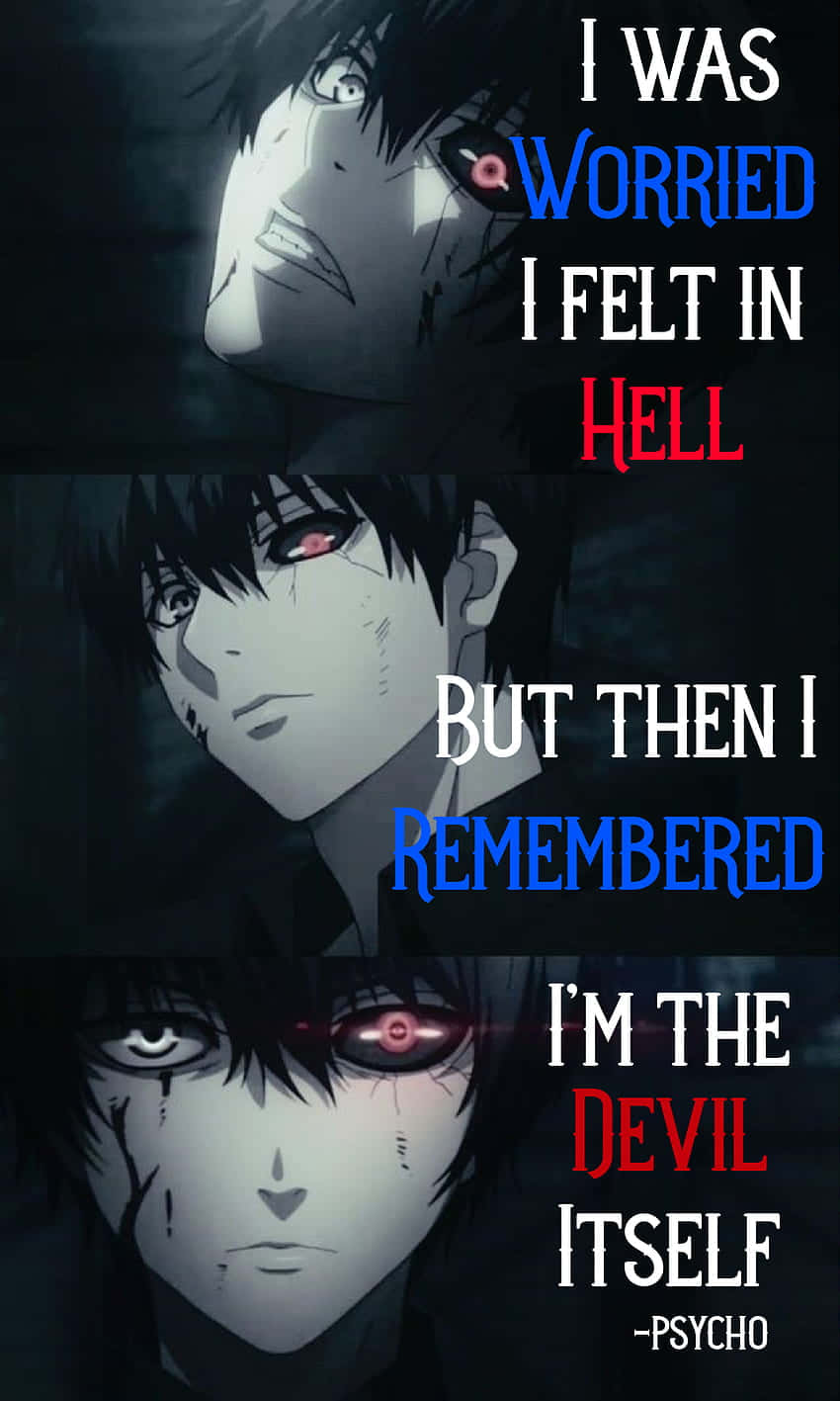 i was worried i felt hell but then i remembered the devil, HD Phone Wallpaper