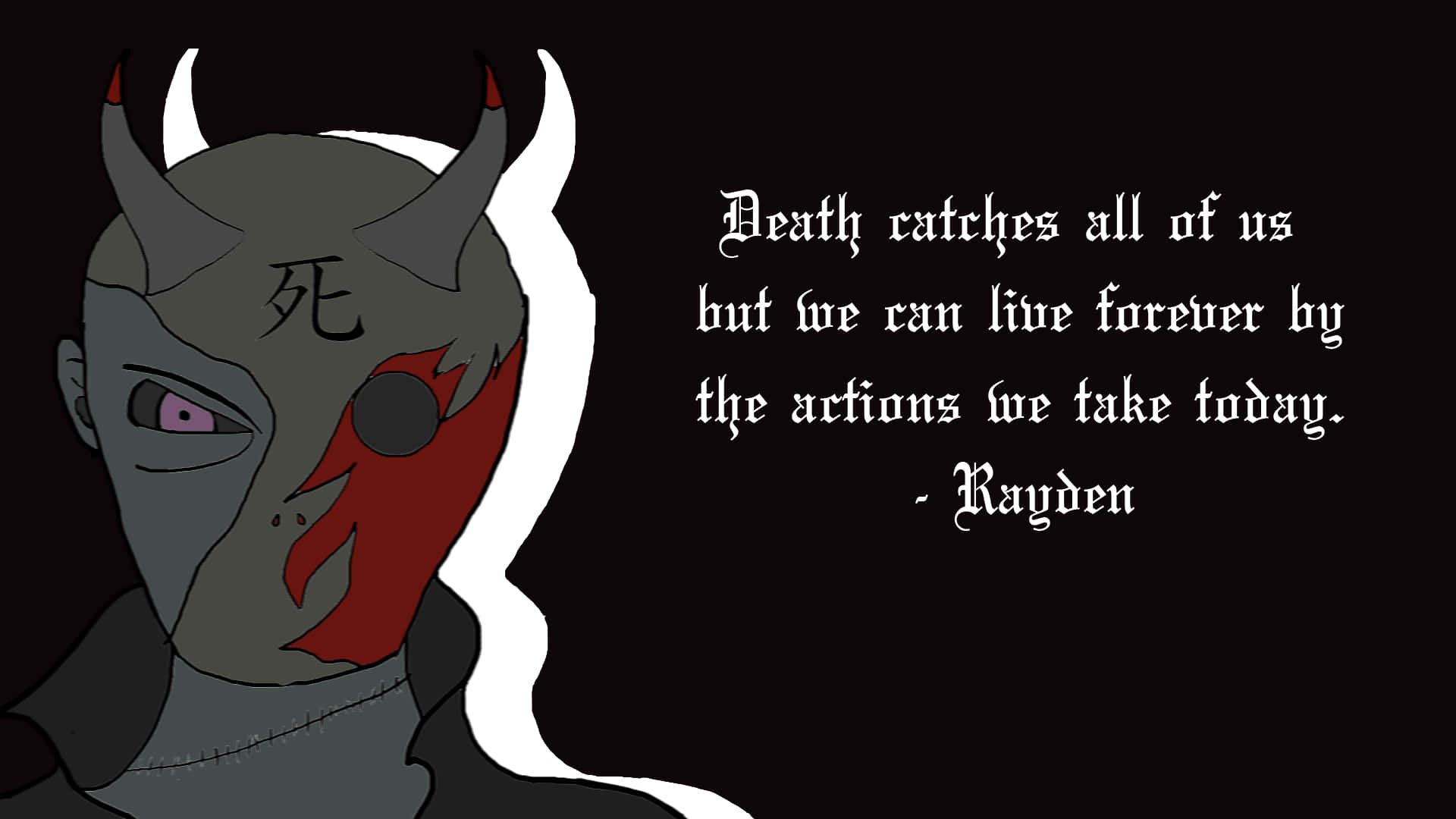 "The sadness of life can't be shaken off, no matter how hard we try.", Full HD Desktop Wallpaper