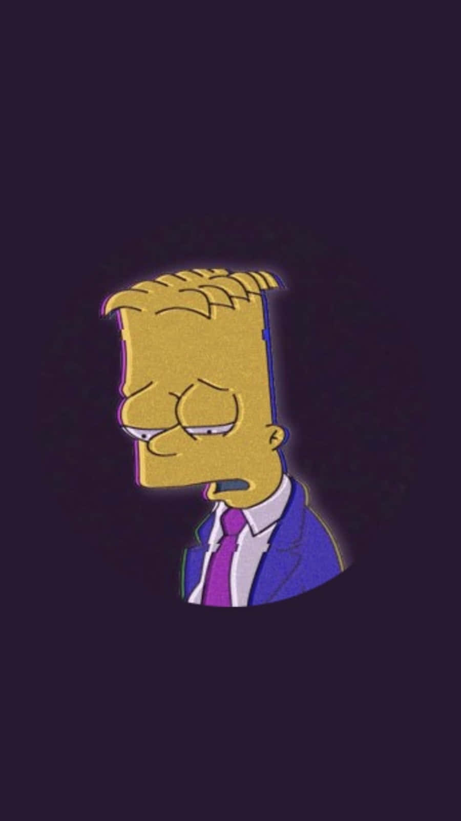 Bart Simpson, suit, tie, HD Phone Wallpaper