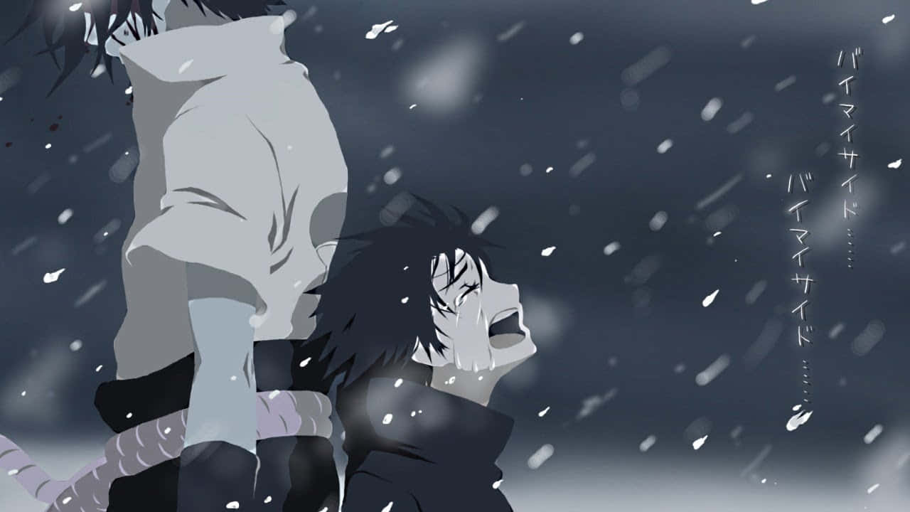 Sad Aesthetic Naruto Sasuke, HD Desktop Wallpaper