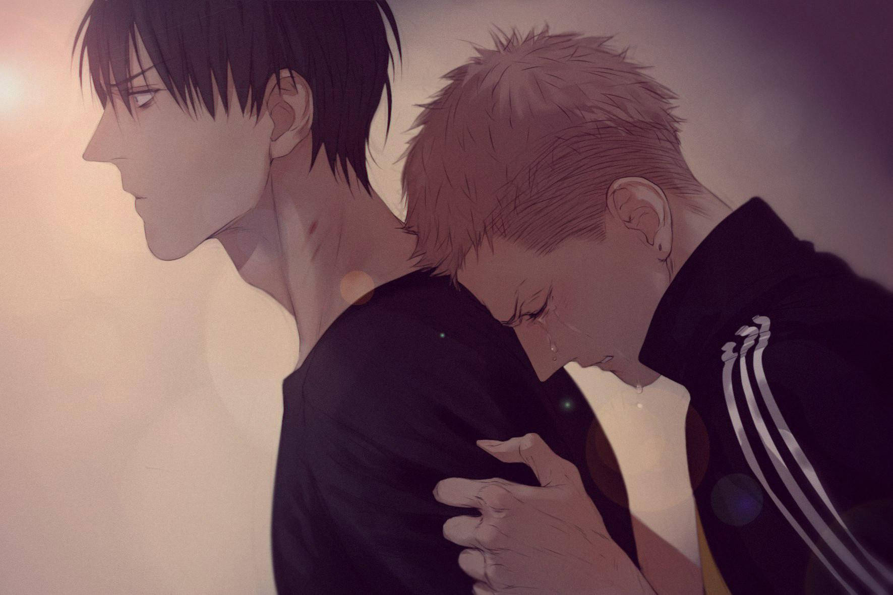19 Days Sad Tianshan Couple, anime boys, profile, HD Desktop Wallpaper