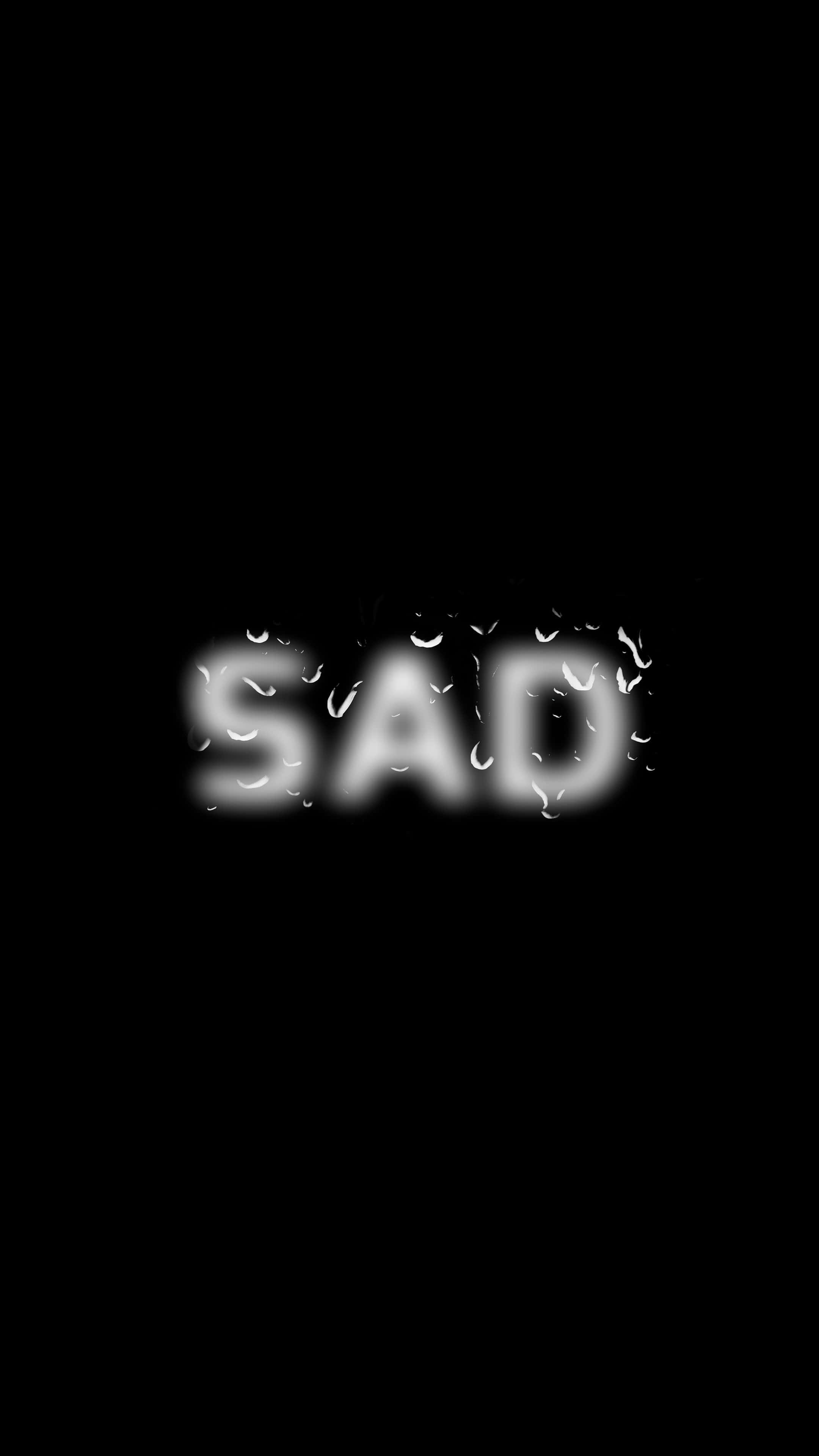 sad, white, black background, 4K Phone Wallpaper