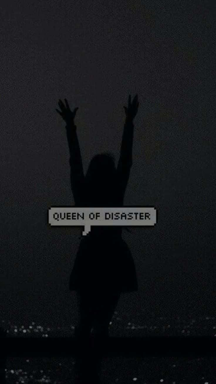 Dark Grunge, silhouette of a person, dark sky, HD Phone Wallpaper