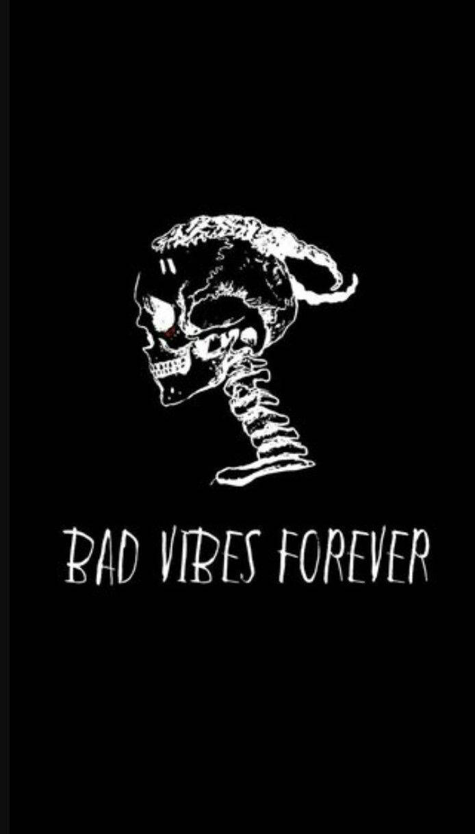 Sad Dope, white skull, ponytail, SD Phone Wallpaper