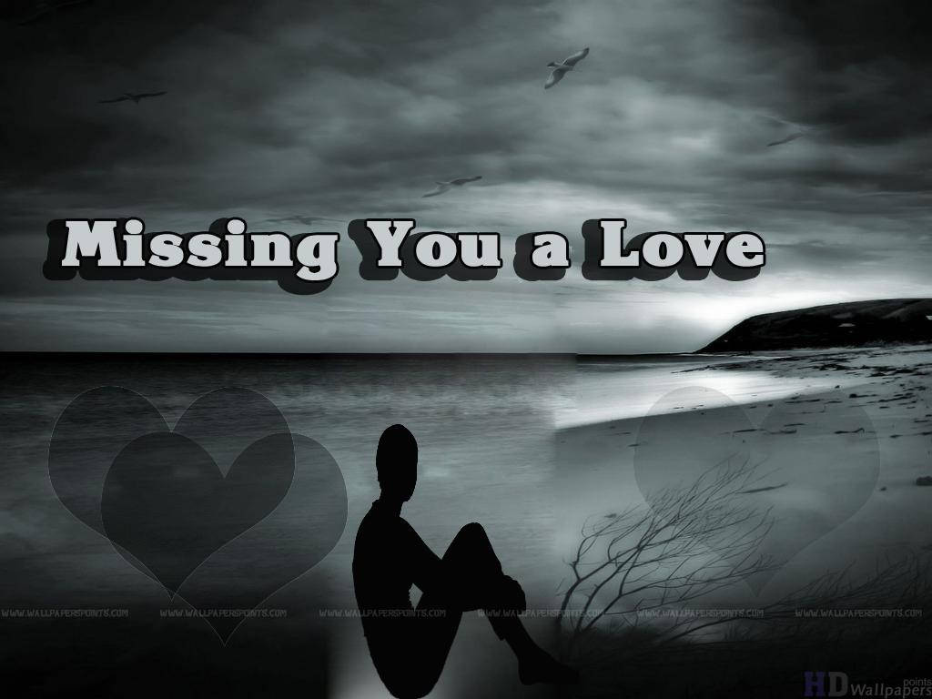 Sad Love, beach, stormy sky, SD Desktop Wallpaper