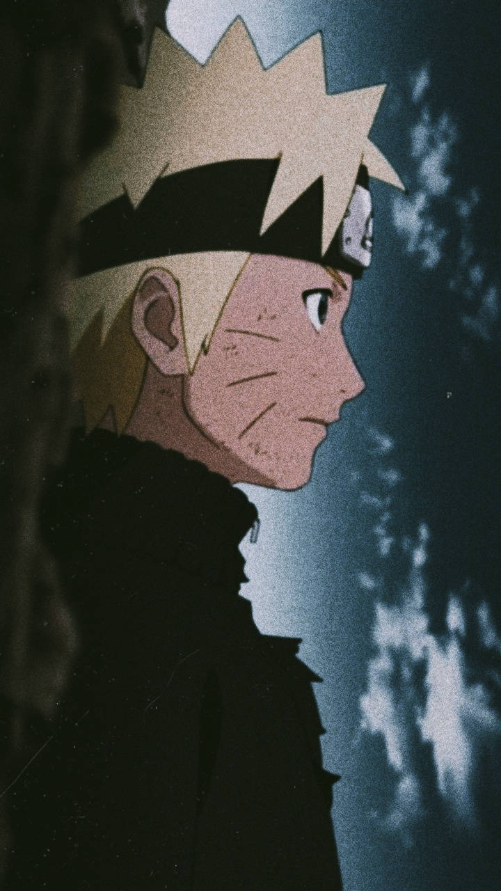 Naruto, anime character, side profile, HD Phone Wallpaper