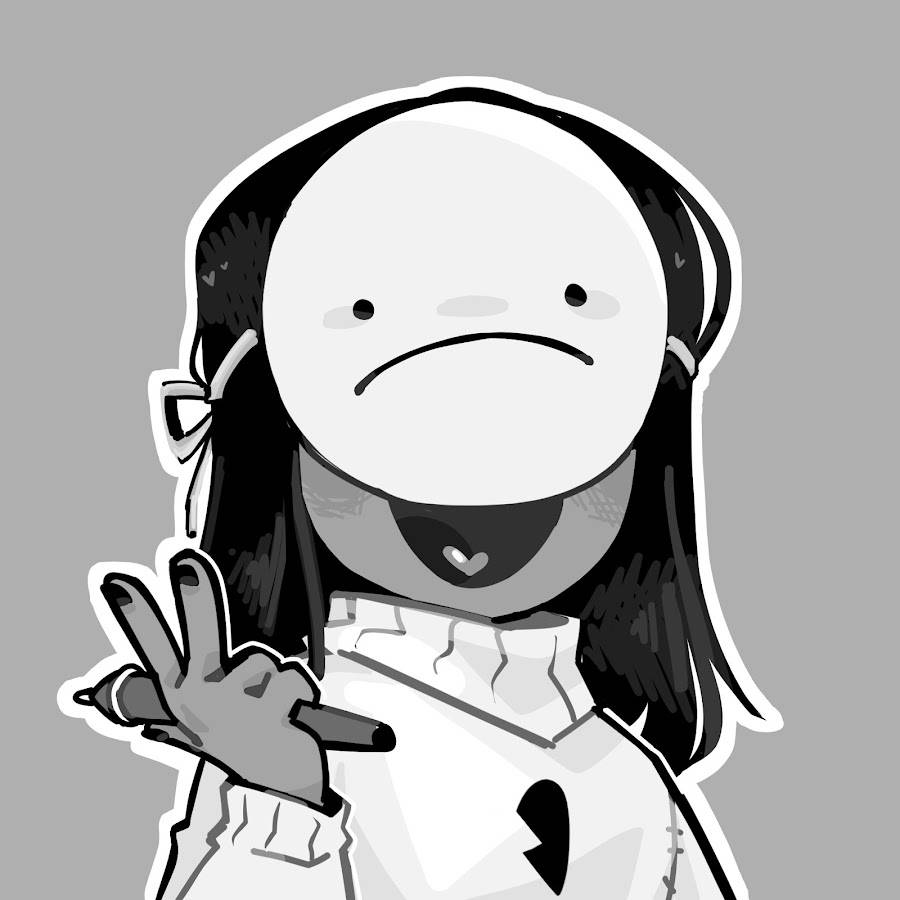 Sad PFP, mask girl, monochrome anime girl, SD Desktop Wallpaper