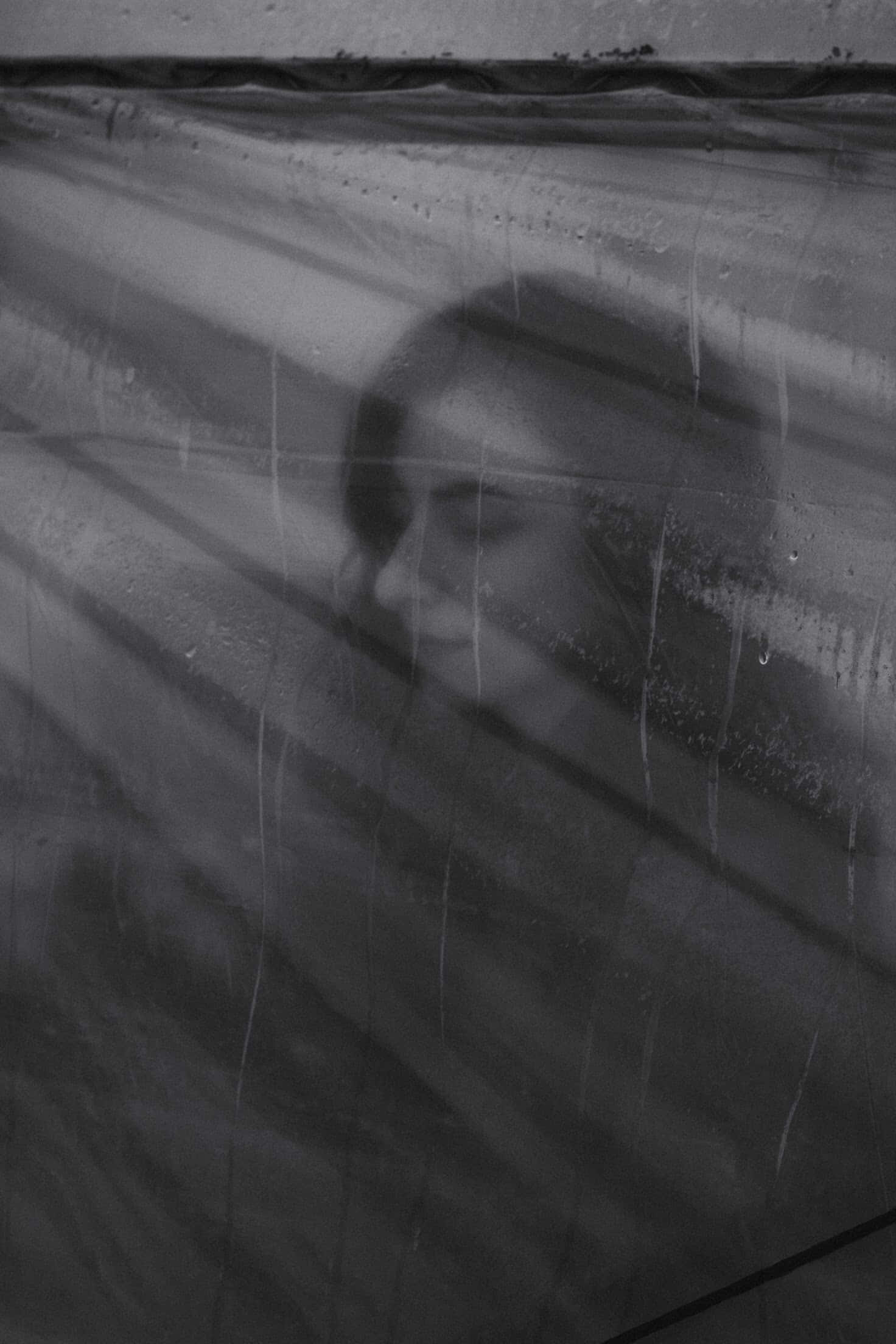 Sad Vibes, woman, monochrome, Full HD Phone Wallpaper