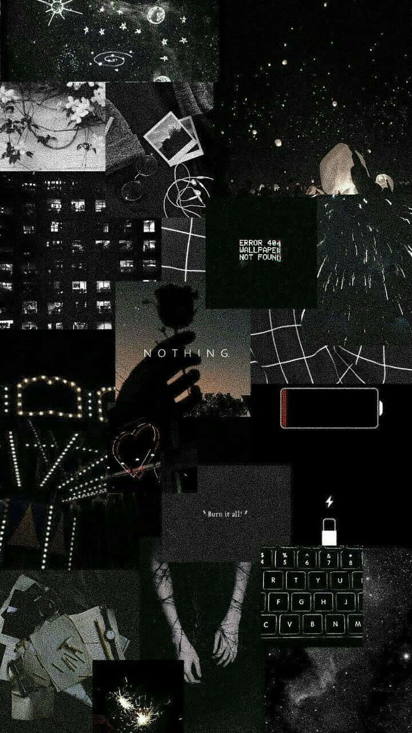 black and white, digital collage, fragmented images, HD Phone Wallpaper