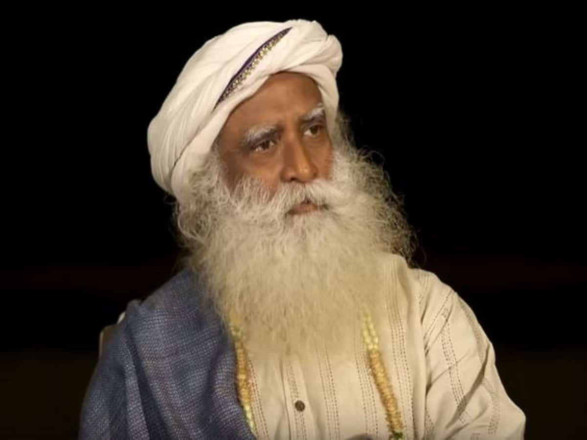 Sadhguru, long white beard, turban, SD Desktop Wallpaper