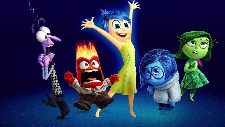 Sadness Inside Out, Joy, Emotions, SD Desktop Wallpaper