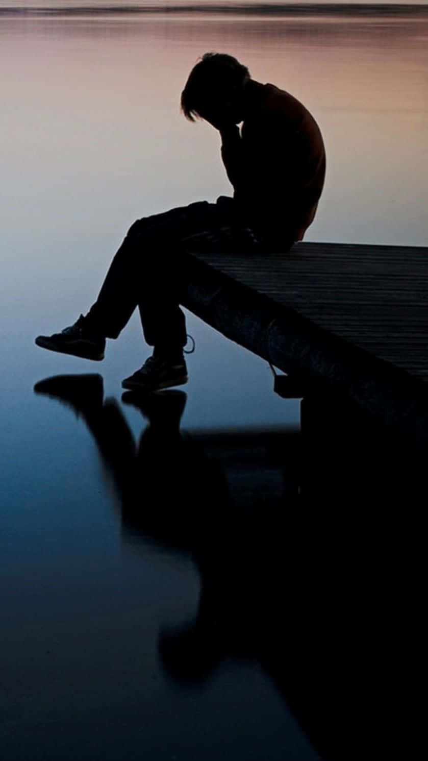 twilight, dock, silhouette, HD Phone Wallpaper
