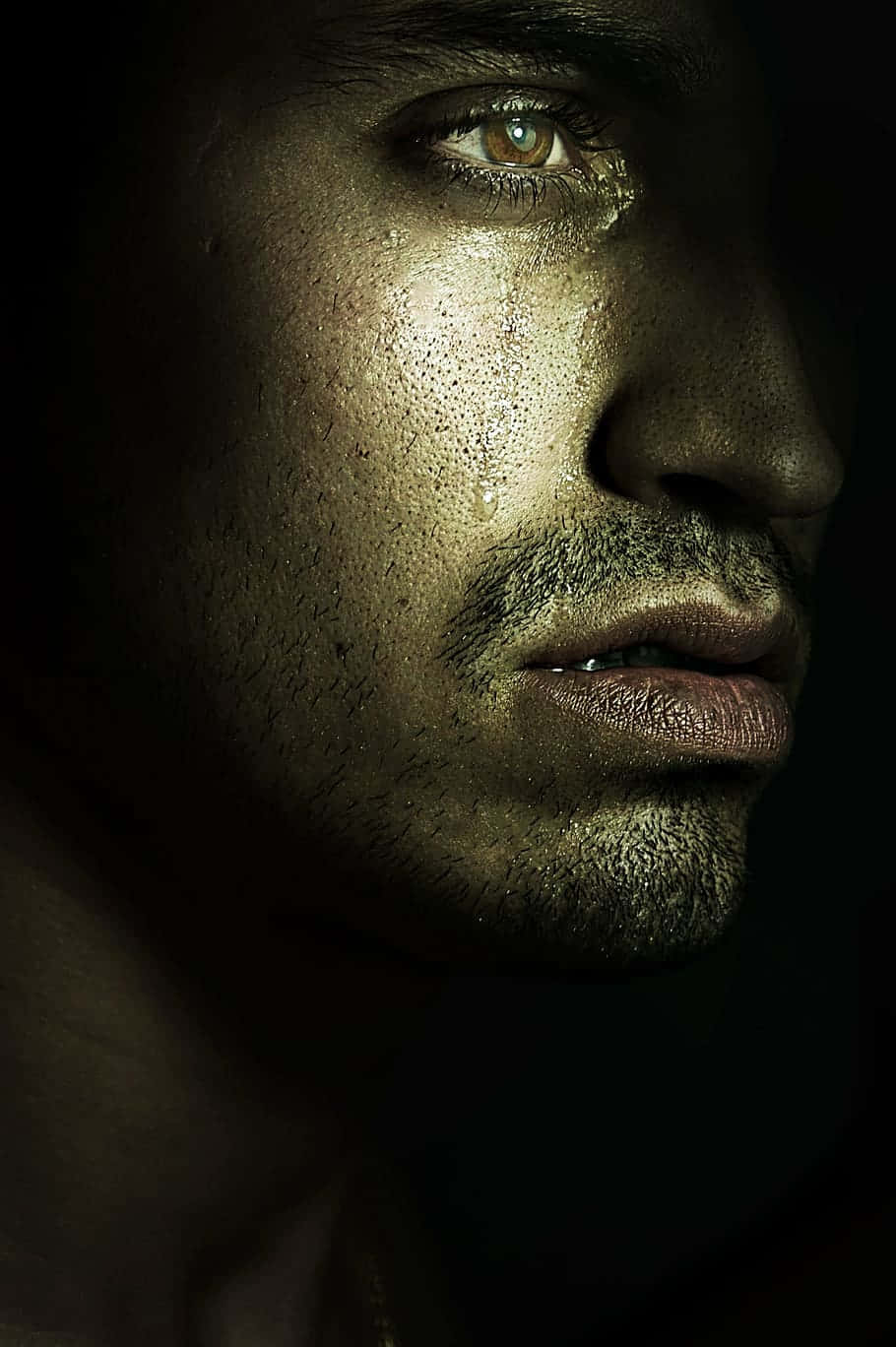 man, tear, sadness, HD Phone Wallpaper