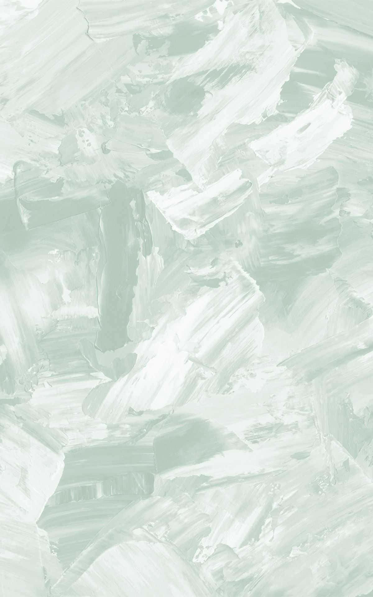 sage aesthetic, mint green, white brushstrokes, Full HD Phone Wallpaper