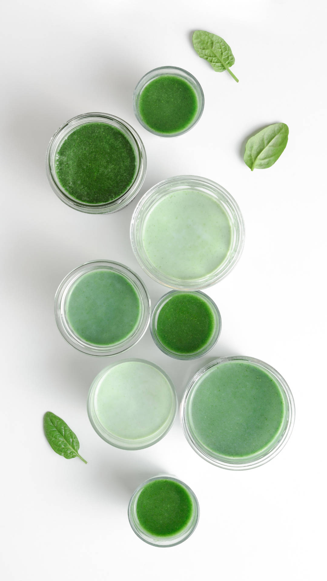 shades of sage green aesthetic, green smoothies, glass jars, Full HD Phone Wallpaper