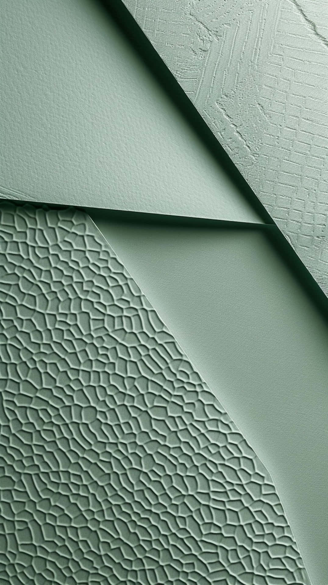 Sage Green, textured green surfaces, cracked patterns, Full HD Phone Wallpaper