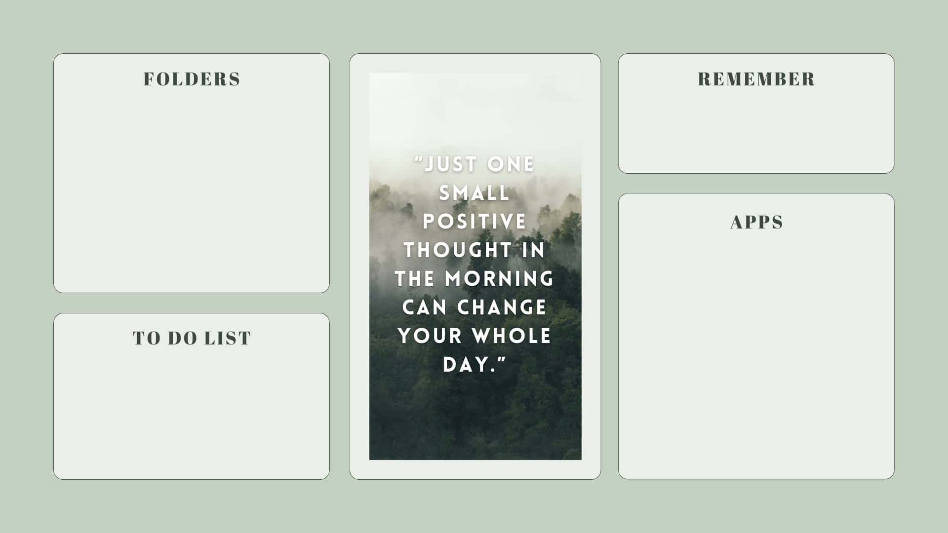 sage green, laptop, minimalist digital planner interface, Full HD Desktop Wallpaper