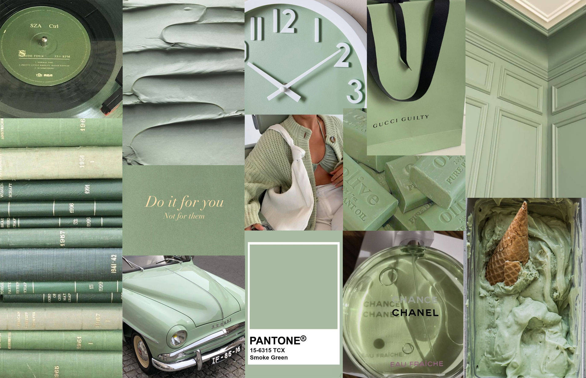 sage green, mint green, Pantone color palette, Full HD Desktop Wallpaper