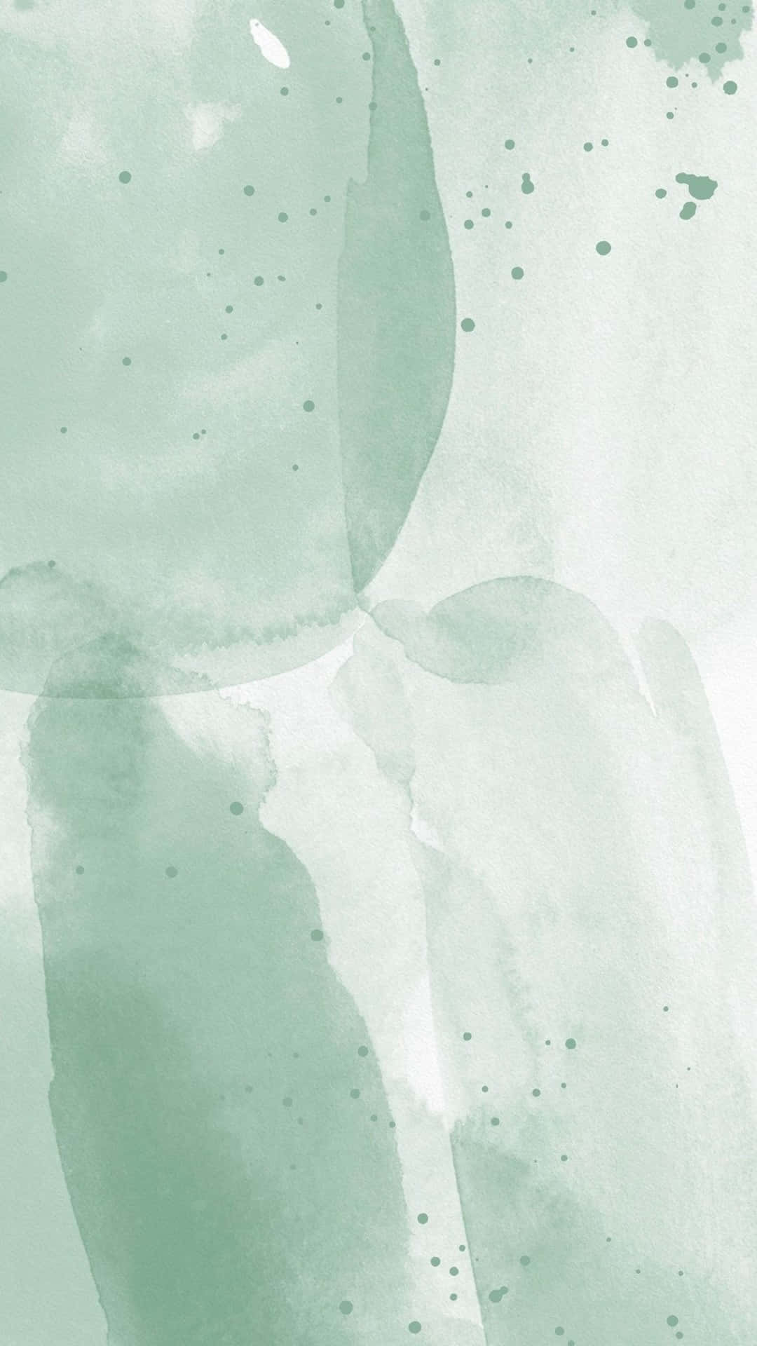 Sage Green, Watercolor Wash, Textured Paper, Full HD Phone Wallpaper