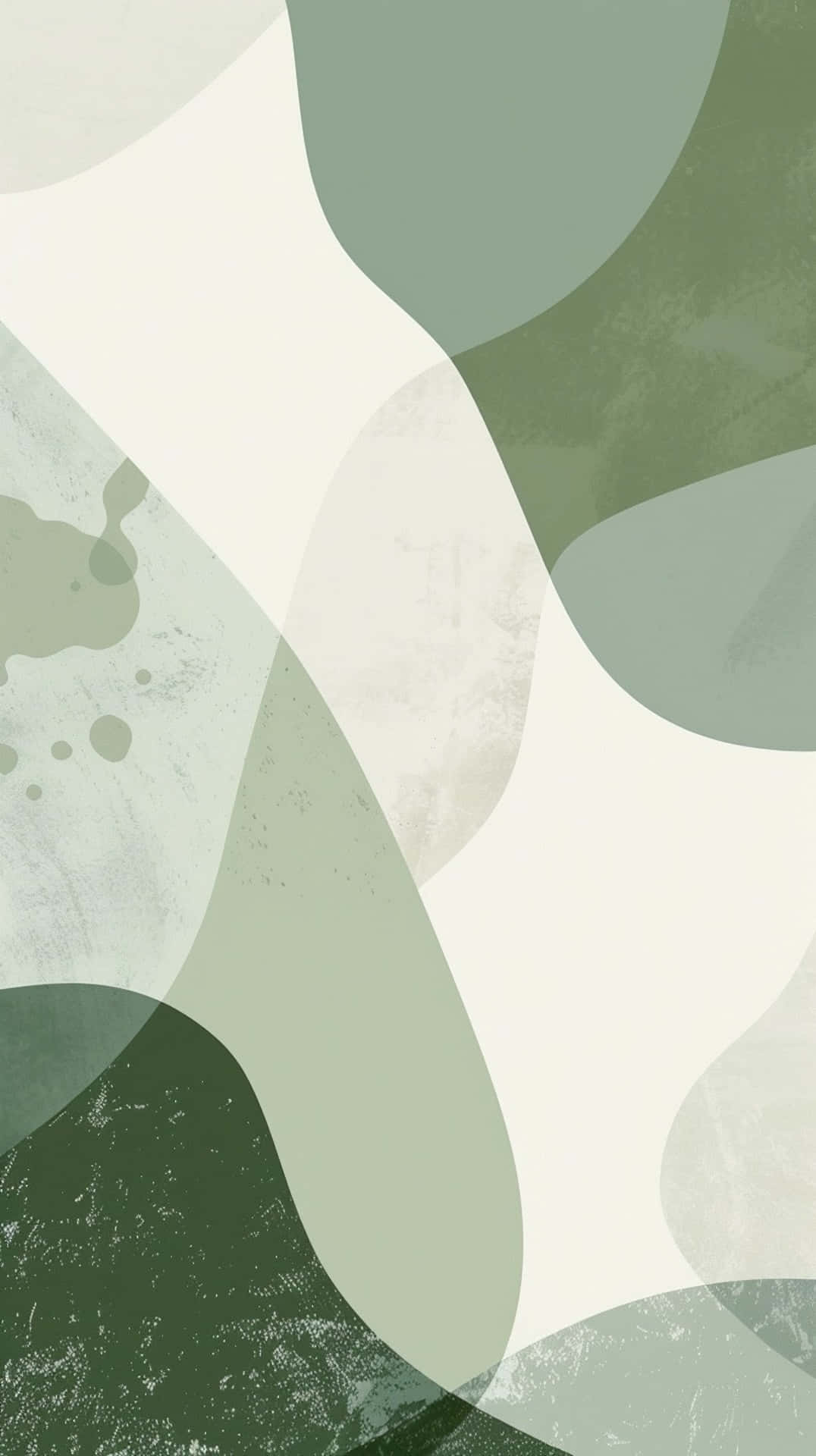 Sage Green, Abstract, Waves, Full HD Phone Wallpaper
