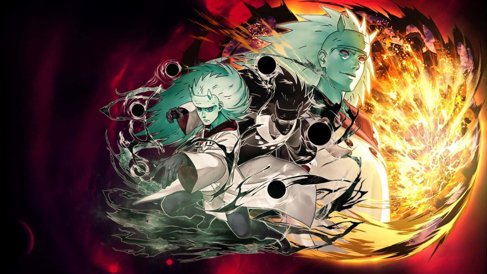 Sage Of Six Paths, anime warriors, glowing eyes, HD Desktop Wallpaper