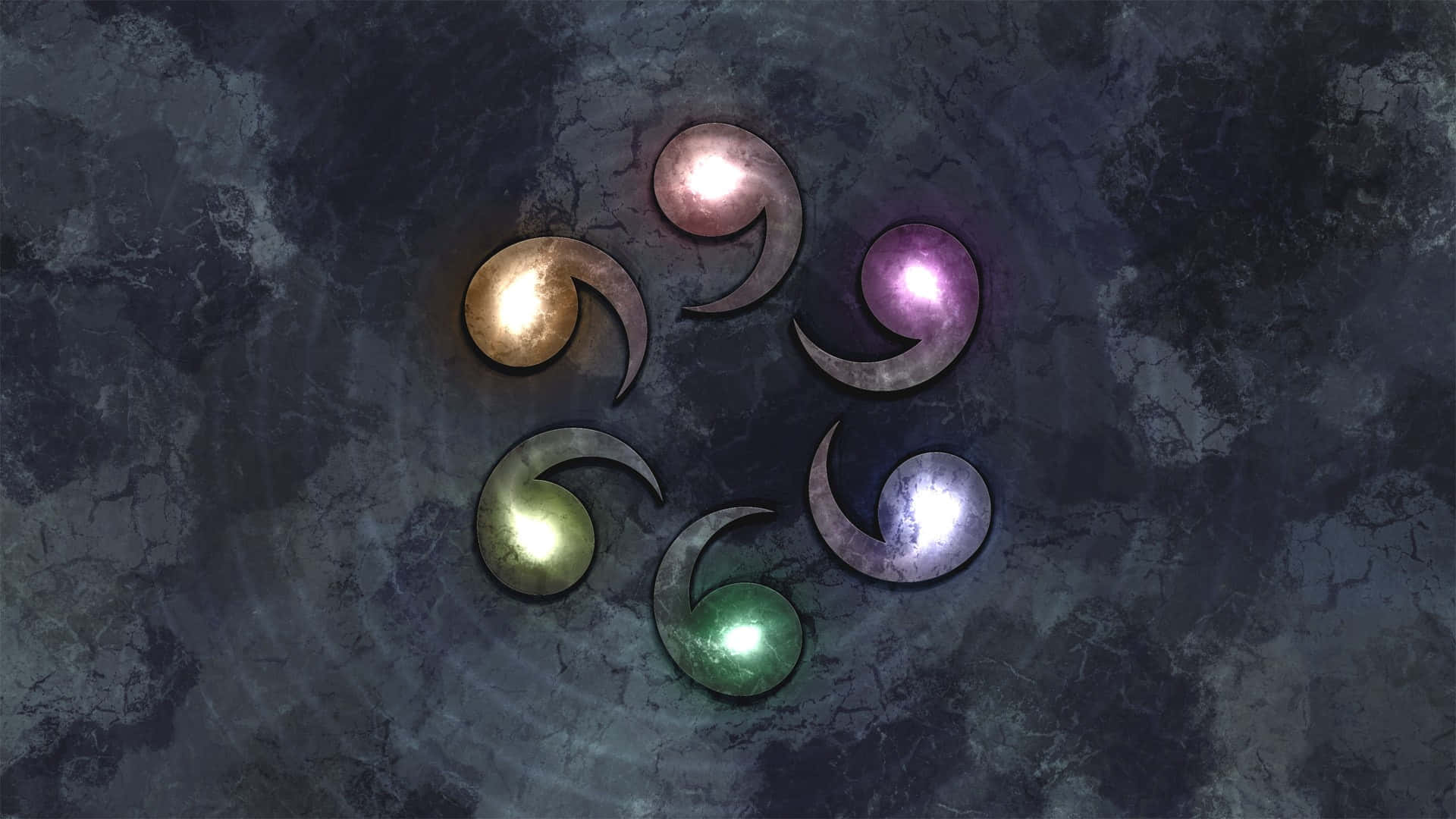Sage of Six Paths, gold, purple, Full HD Desktop Wallpaper