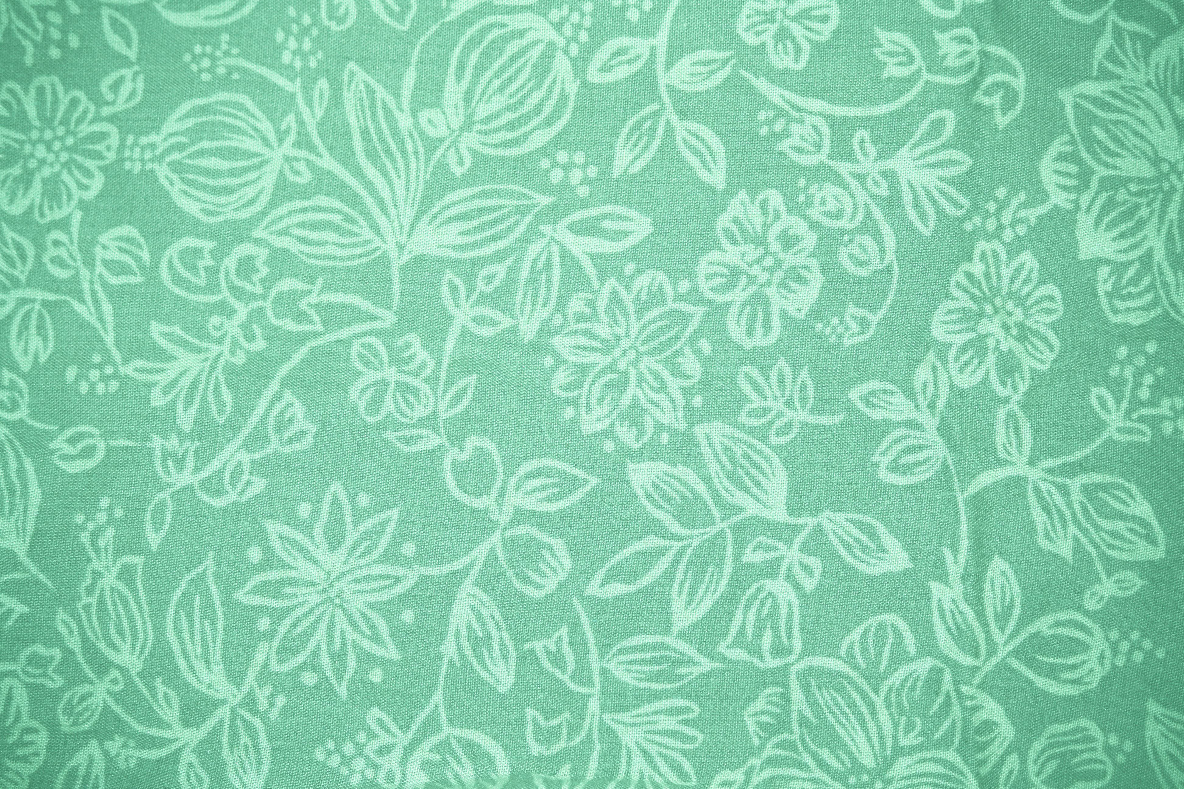white leaves, sage green, mint green fabric, 4K Desktop Wallpaper