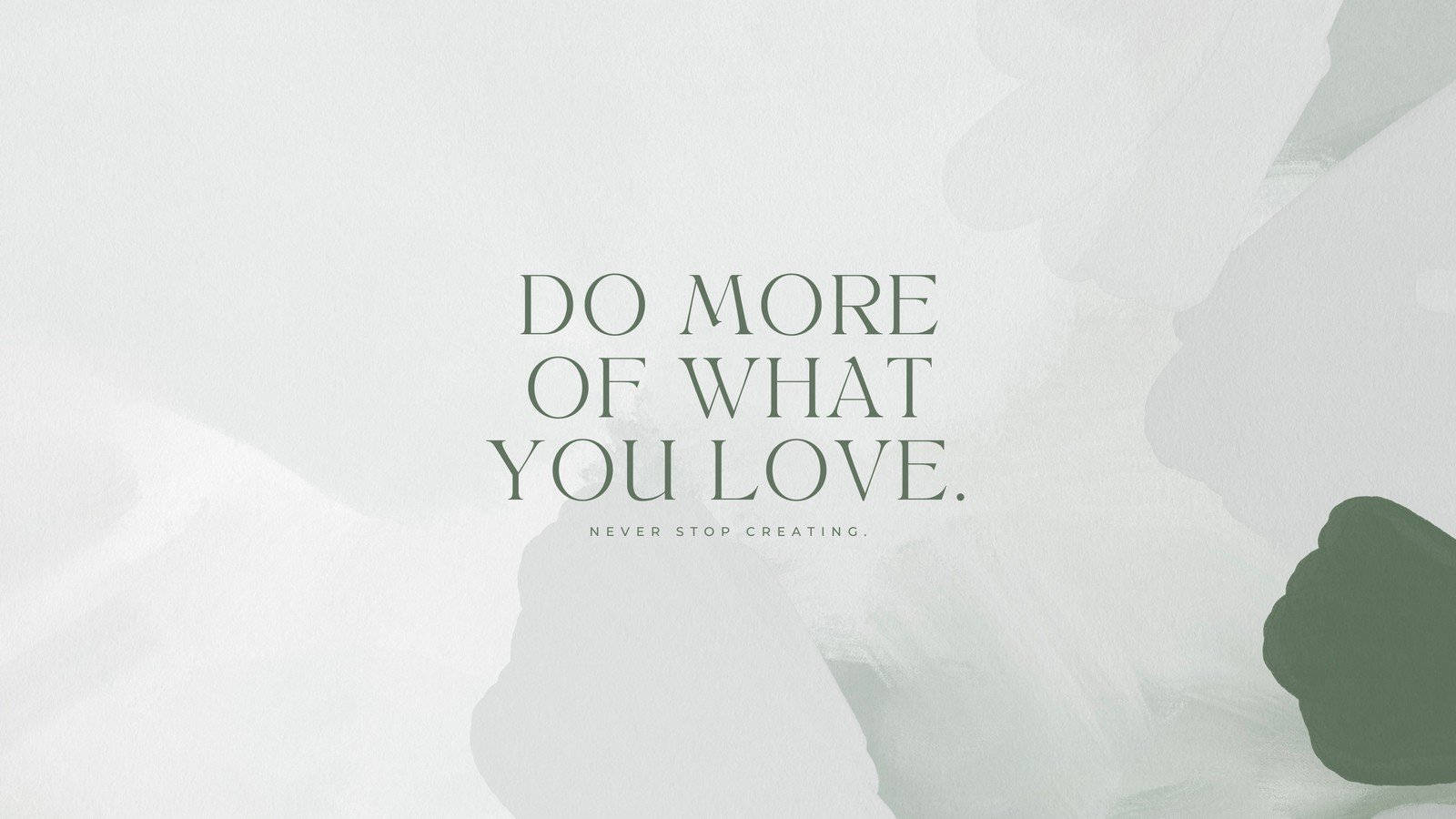 Sage Green, Minimalist, Motivational Quote, HD Desktop Wallpaper