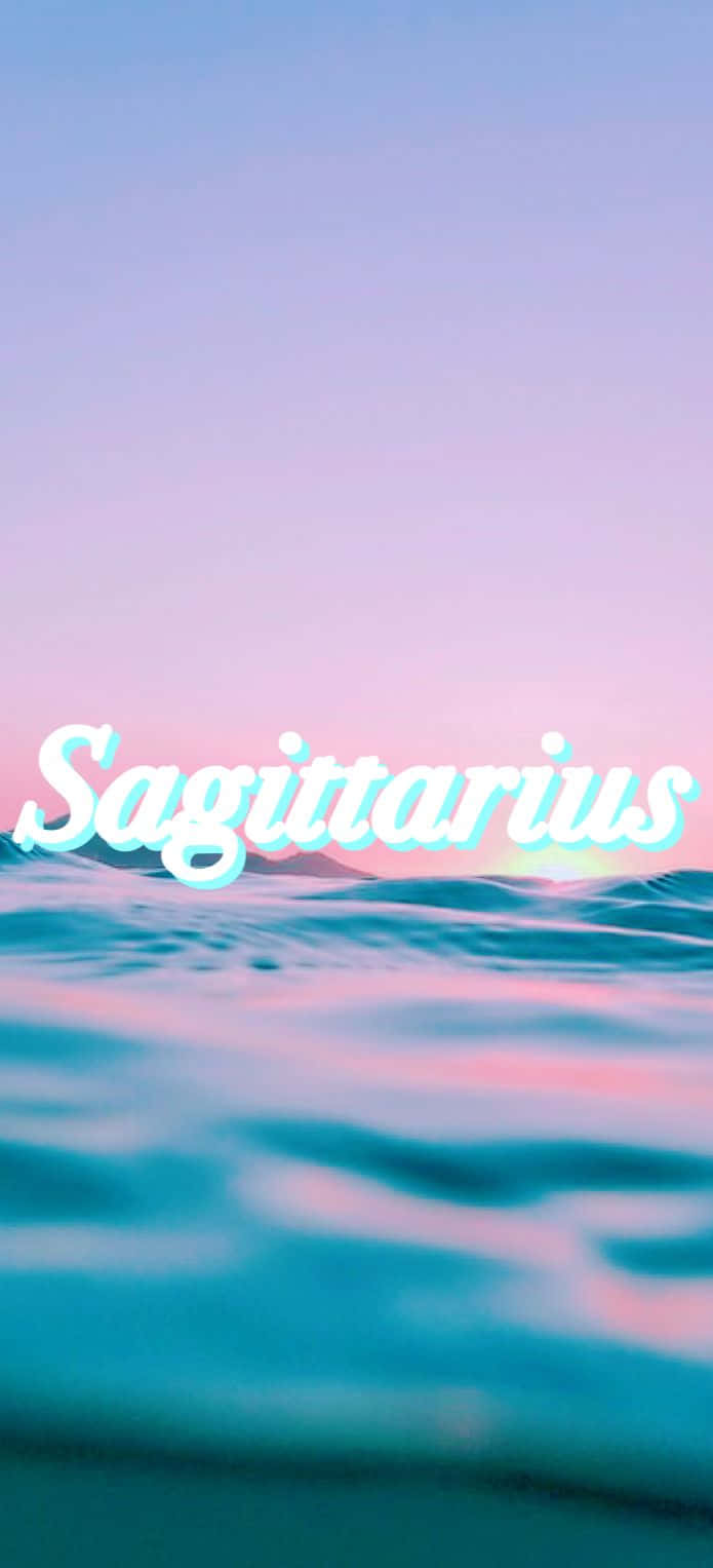 Sagittarius, pastel pink, blue twilight sky, HD Phone Wallpaper