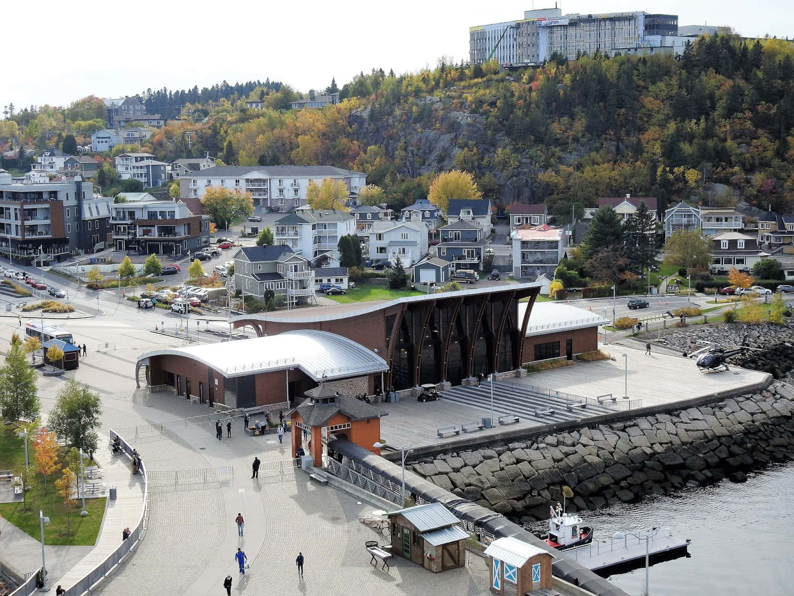 Saguenay, waterfront, harbor, HD Desktop Wallpaper