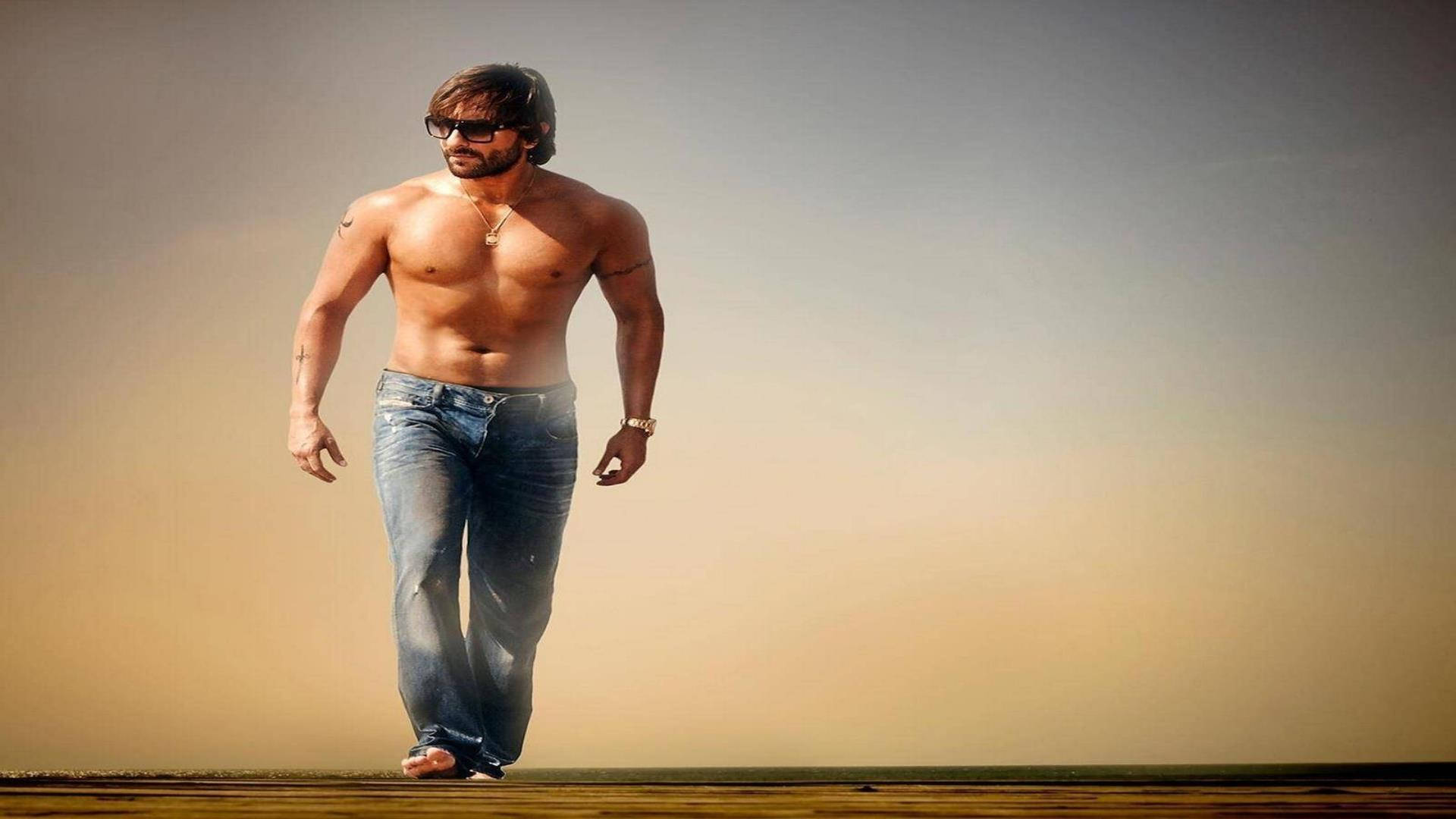 Saif Ali Khan, sunglasses, jeans, Full HD Desktop Wallpaper