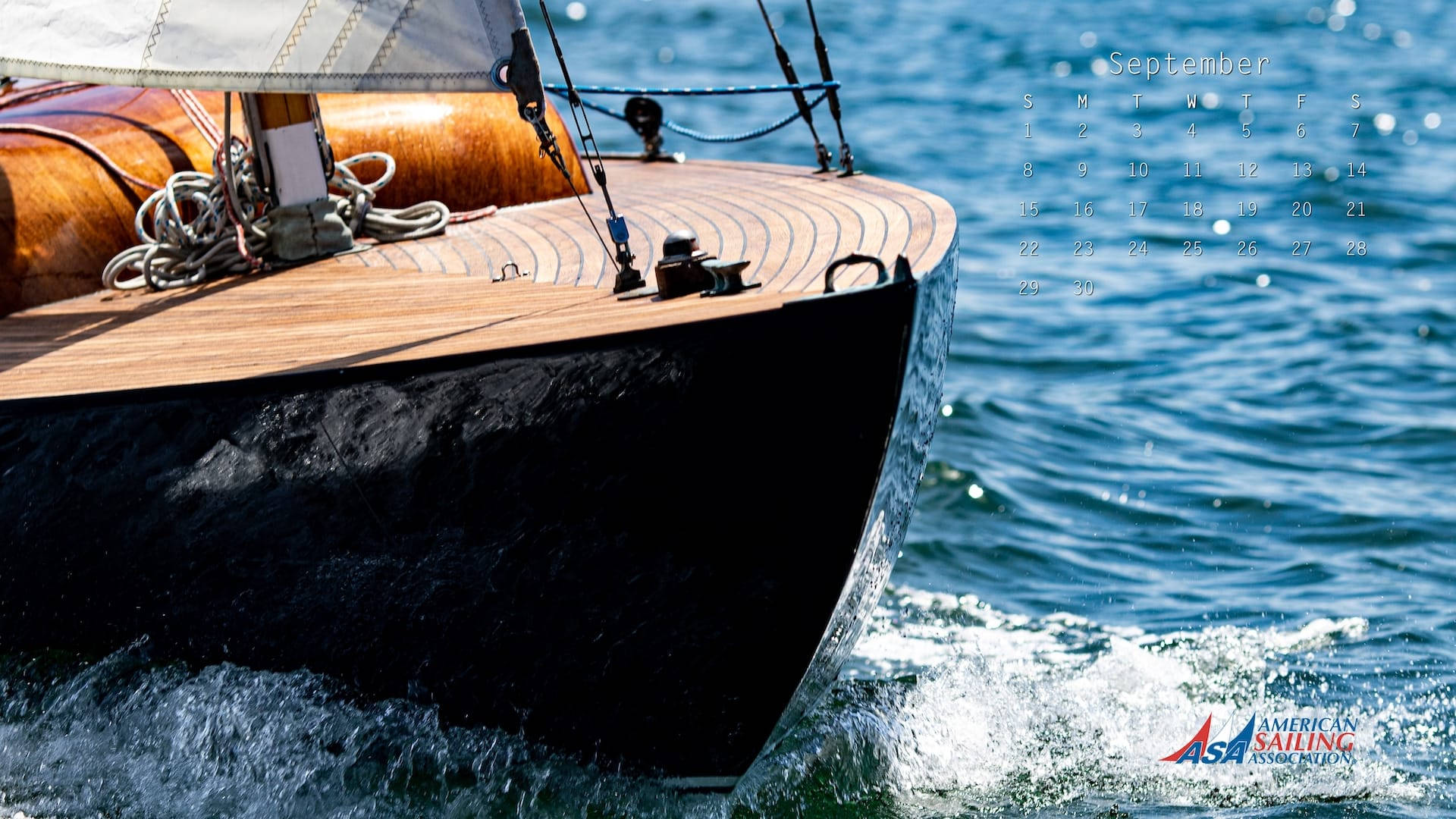 Sailing, bow front view, sailboat, Full HD Desktop Wallpaper