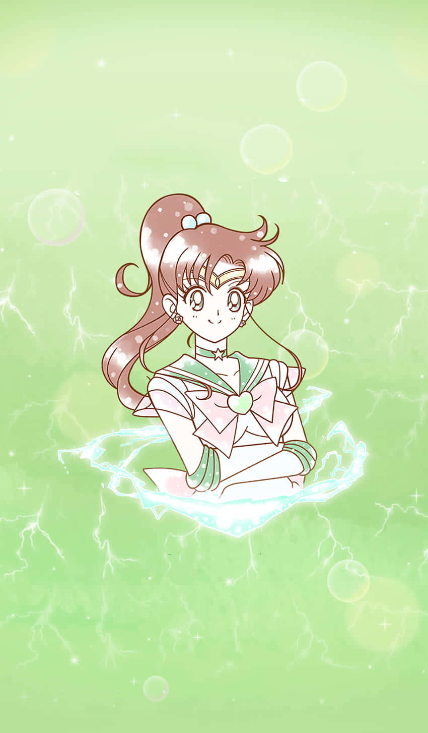 Sailor Jupiter, brown hair, sailor uniform, HD Phone Wallpaper
