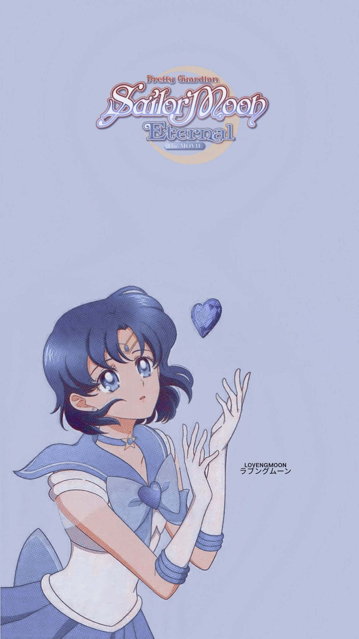 Sailor Mercury, blue-haired, sailor uniform, Full HD Phone Wallpaper