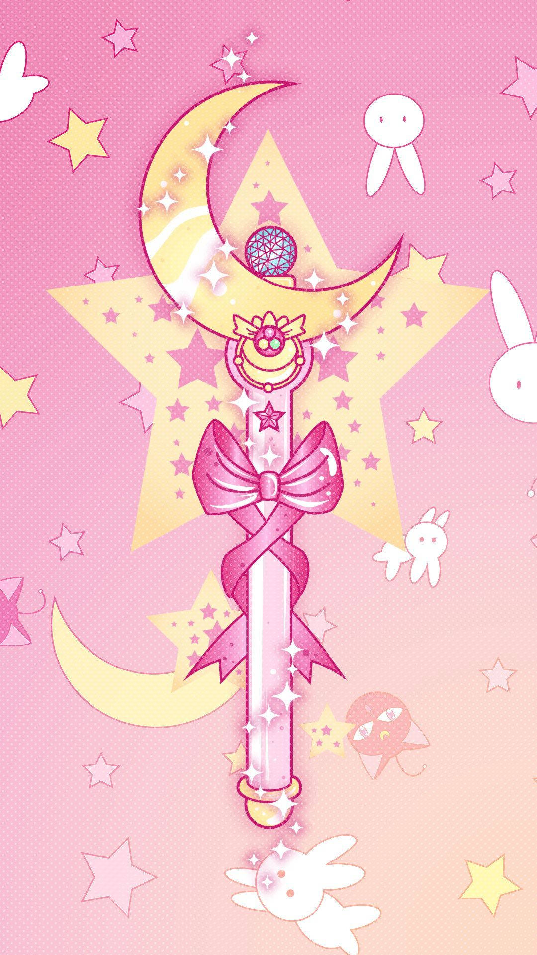 Sailor Moon, crescent moon, star topper, Full HD Phone Wallpaper