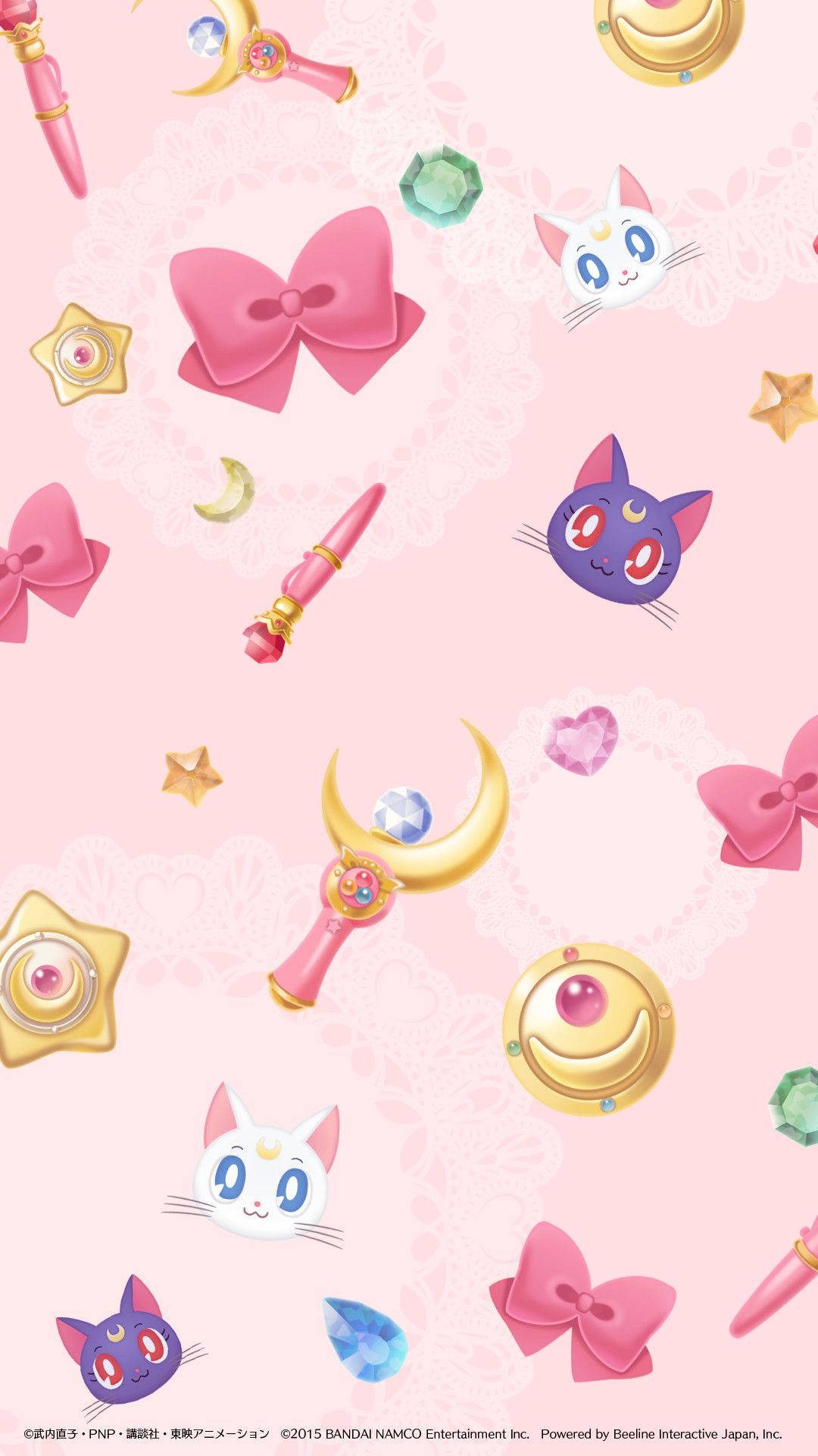 Sailor Moon, iPhone, pink background, Full HD Phone Wallpaper