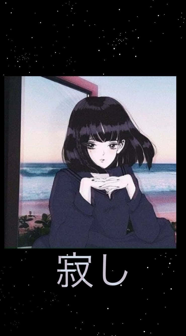 Sailor Saturn, anime girl, dark hair, HD Phone Wallpaper