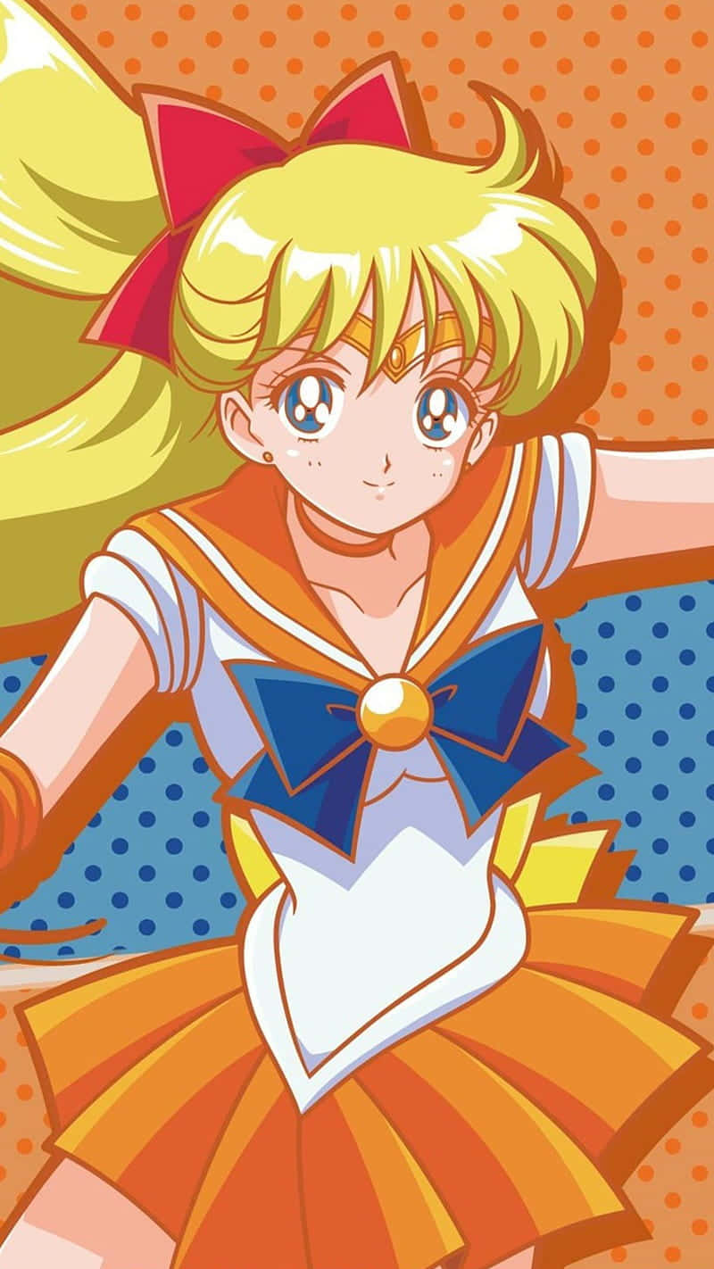 Sailor Venus, anime girl, blonde hair, HD Phone Wallpaper