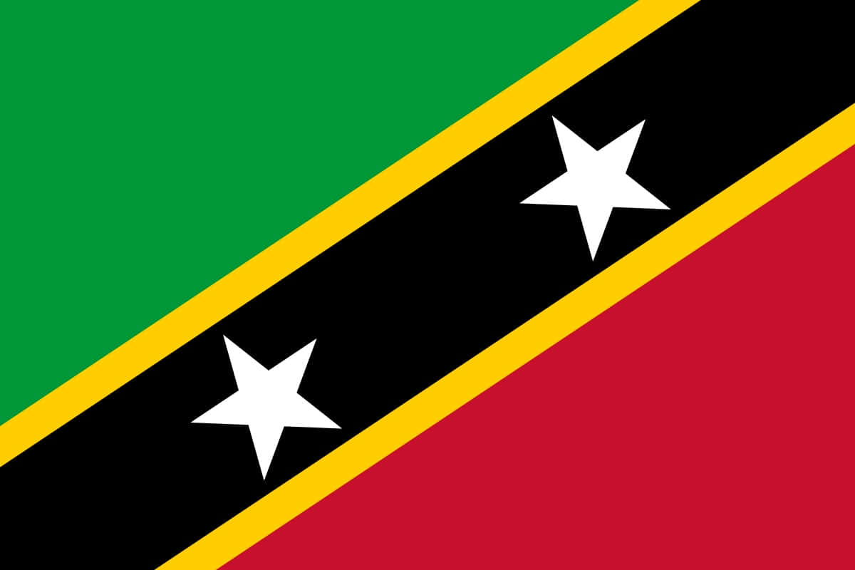 Saint Kitts And Nevis, green, red, SD Desktop Wallpaper