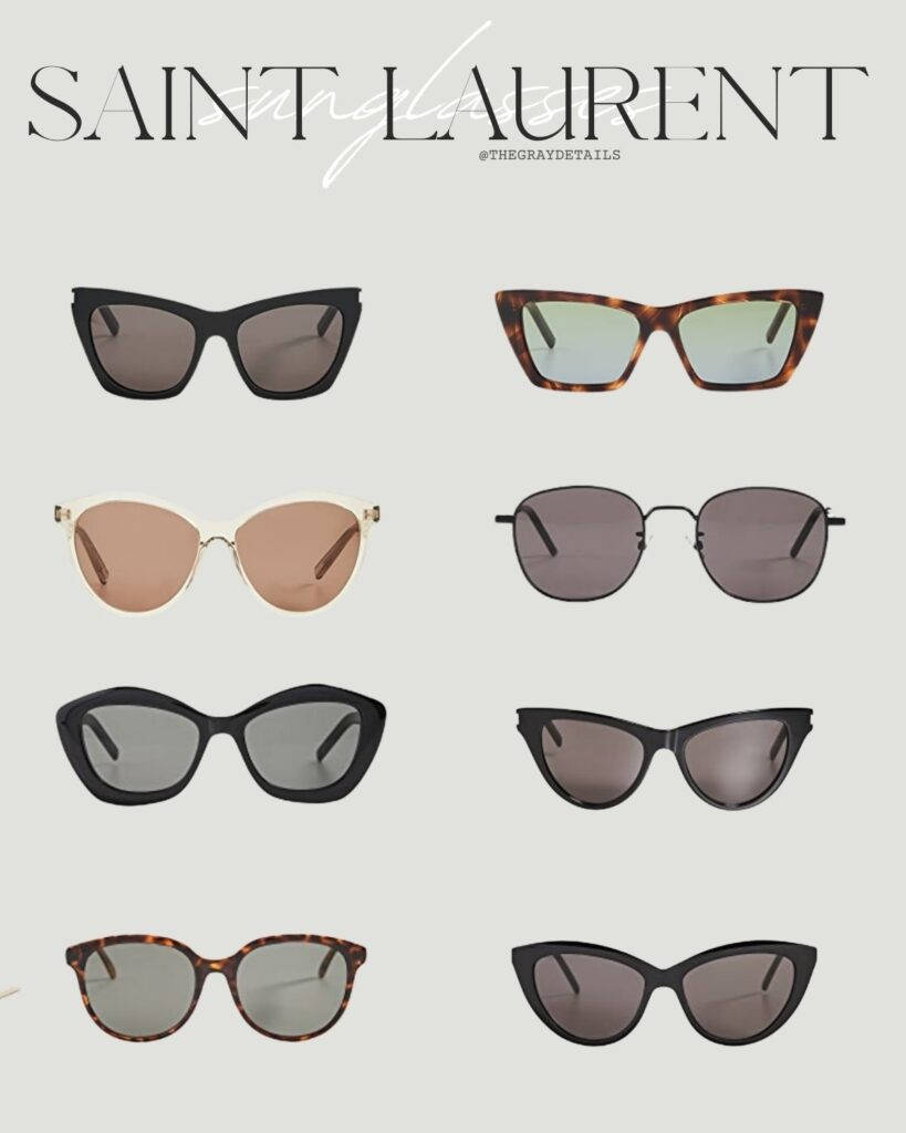 Saint Laurent, eyewear collection, sunglasses, SD Phone Wallpaper