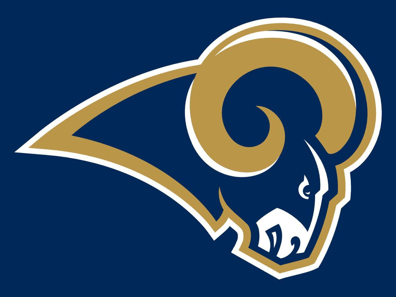 Saint Louis Rams, blue, gold, HD Desktop Wallpaper