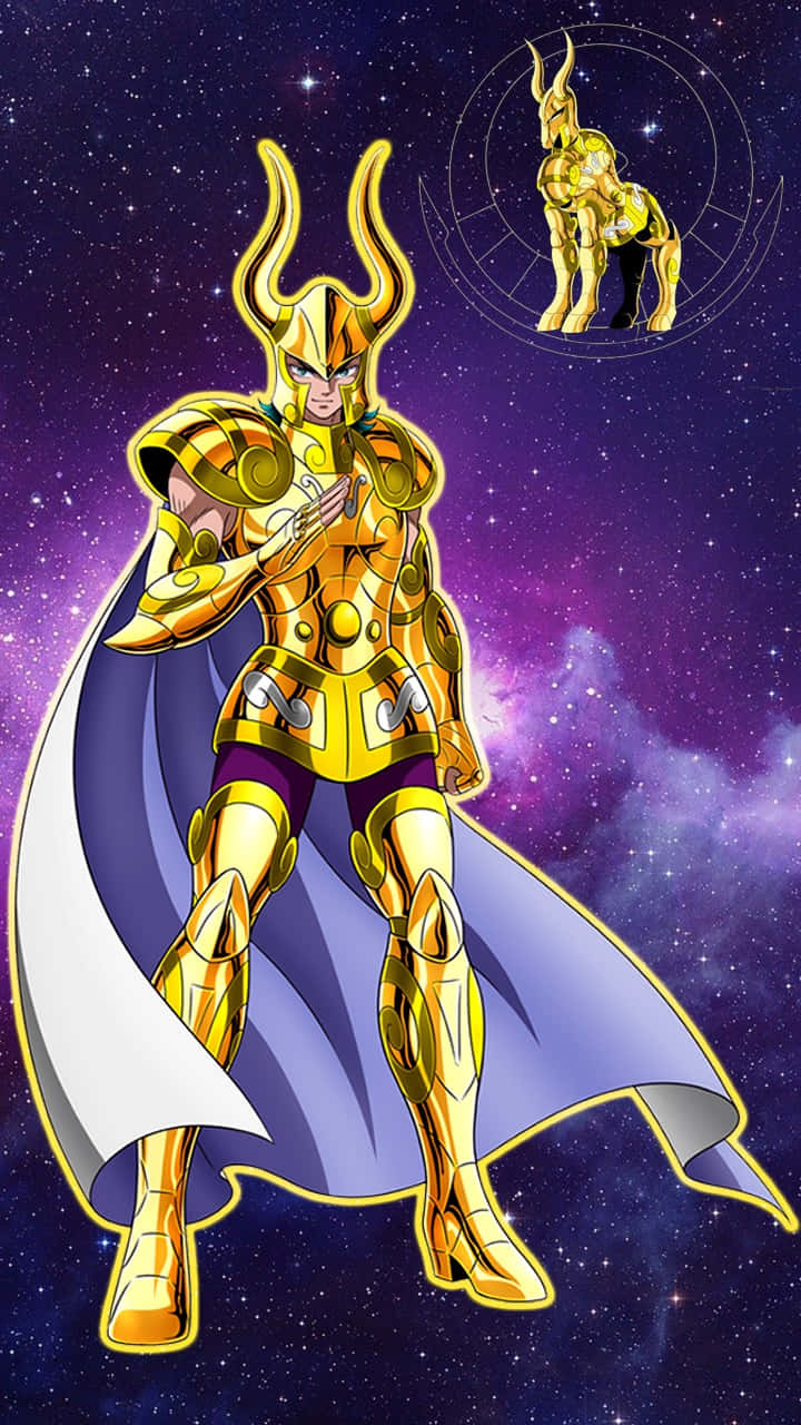 Capricorn Shura, Saint Seiya, golden-armored warrior, HD Phone Wallpaper